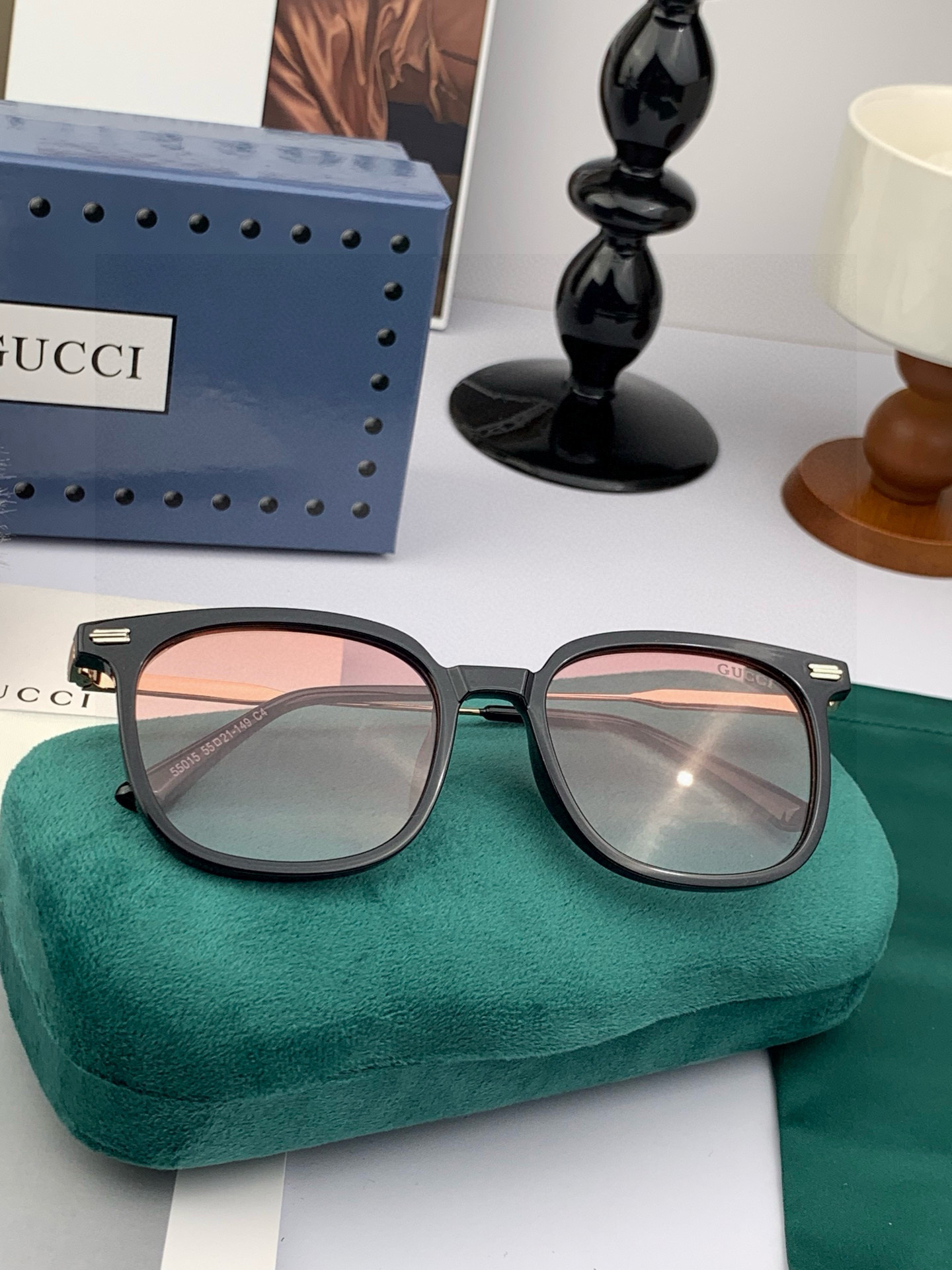 2025新款！新款出货！女士高清加厚偏光太阳镜🕶️ 🎉💍新款GUCCI偏光太阳镜[得意]开车驾驶镜时尚墨