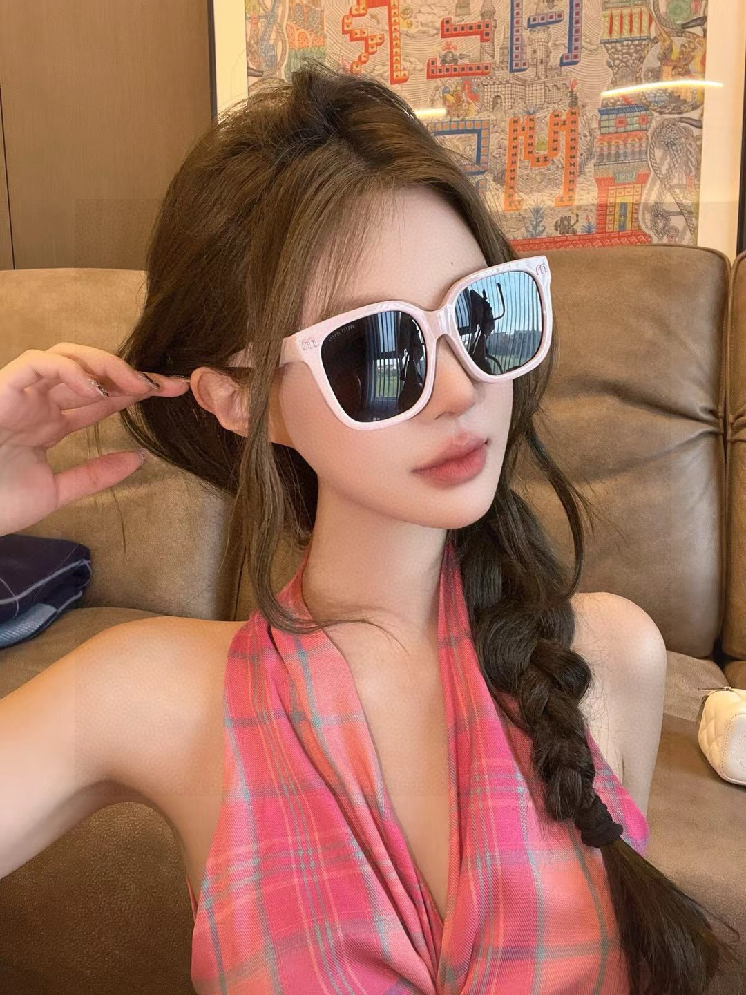 MIUMIU/缪缪🖇🖇2025🌟闪耀新款璀璨登台 ❤❤太阳镜潮品 精致个性设计简约时尚 专柜品质值得拥有