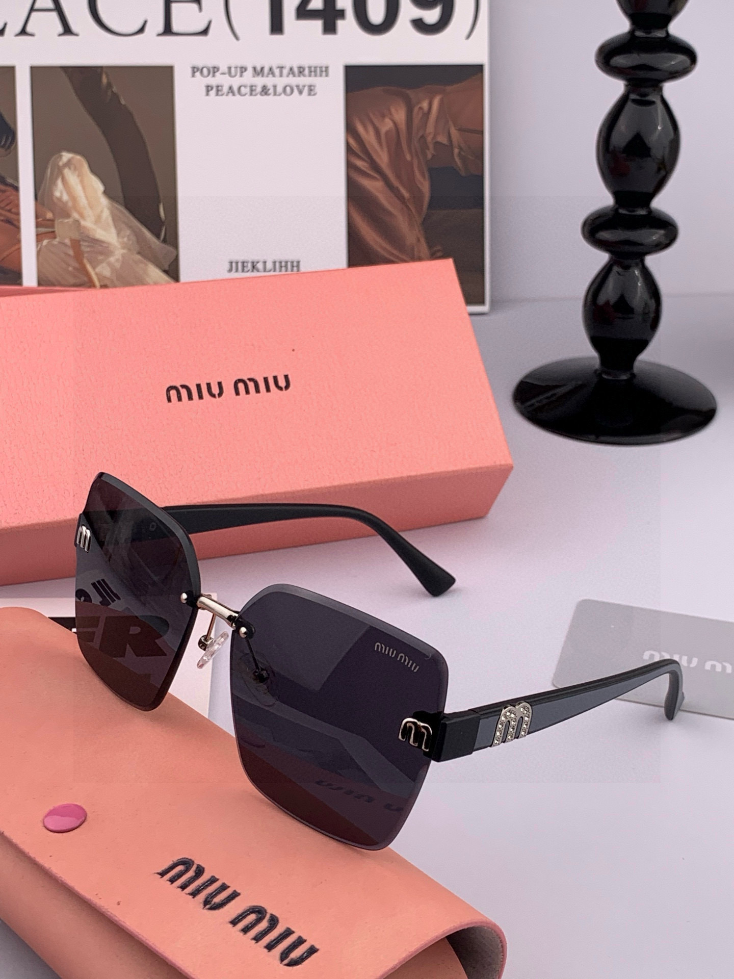 MIUMIU/缪缪🖇🖇2025开春新款🌟闪耀新款璀璨登台 ❤❤太阳镜潮品 精致个性设计简约时尚 专柜品质