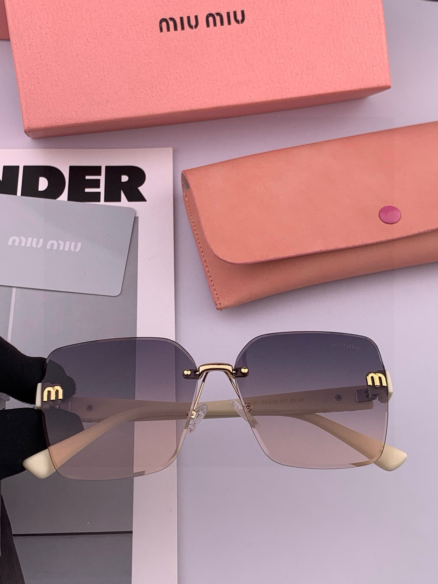 MIUMIU/缪缪🖇🖇2025开春新款🌟闪耀新款璀璨登台 ❤❤太阳镜潮品 精致个性设计简约时尚 专柜品质