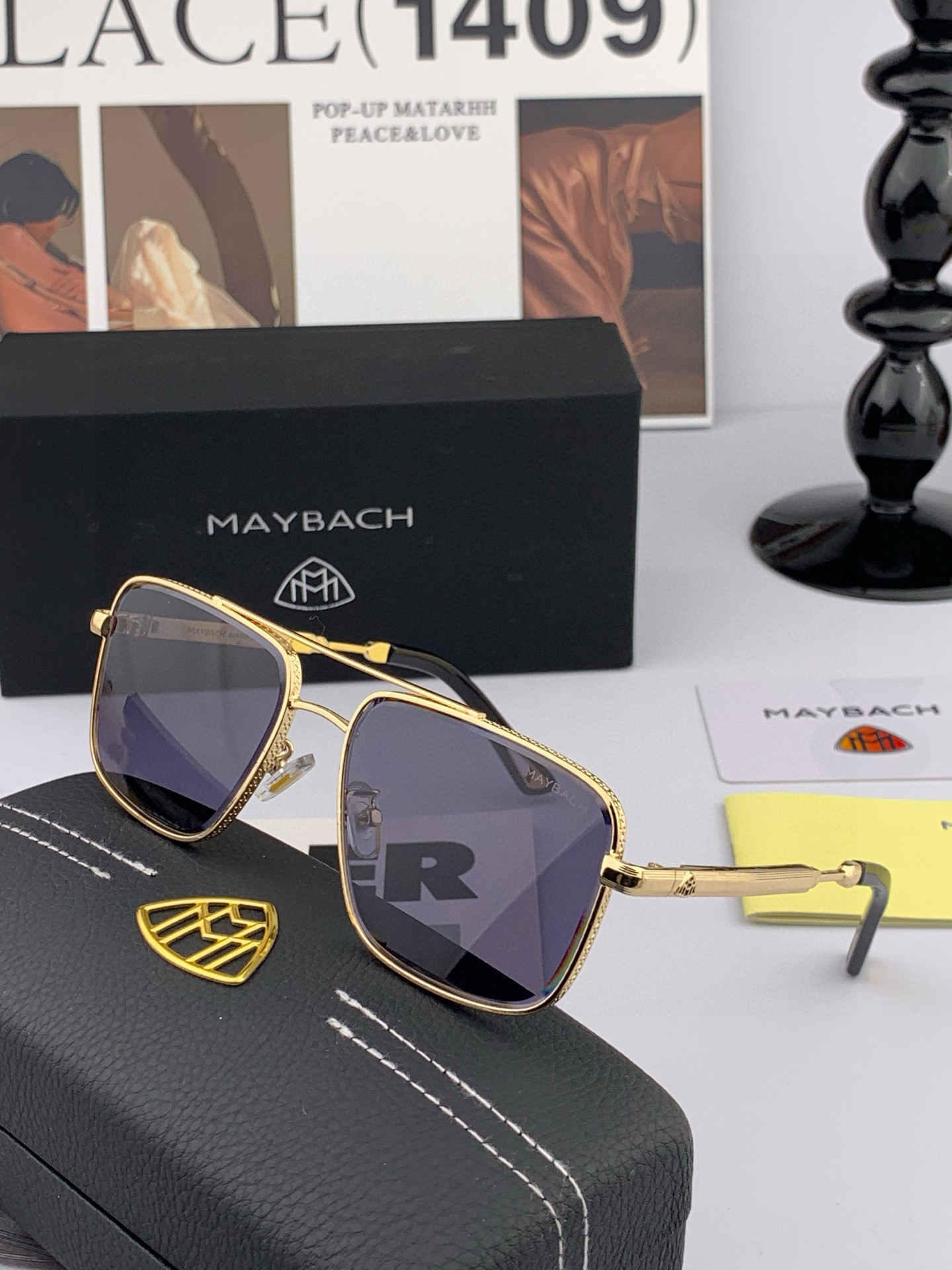 MAYBACH迈巴赫年度最牛硬货👍🏻 官网经典蛤蟆款 ❗️极力推荐款‼️选用定制进口板料双色拼腿 采用K