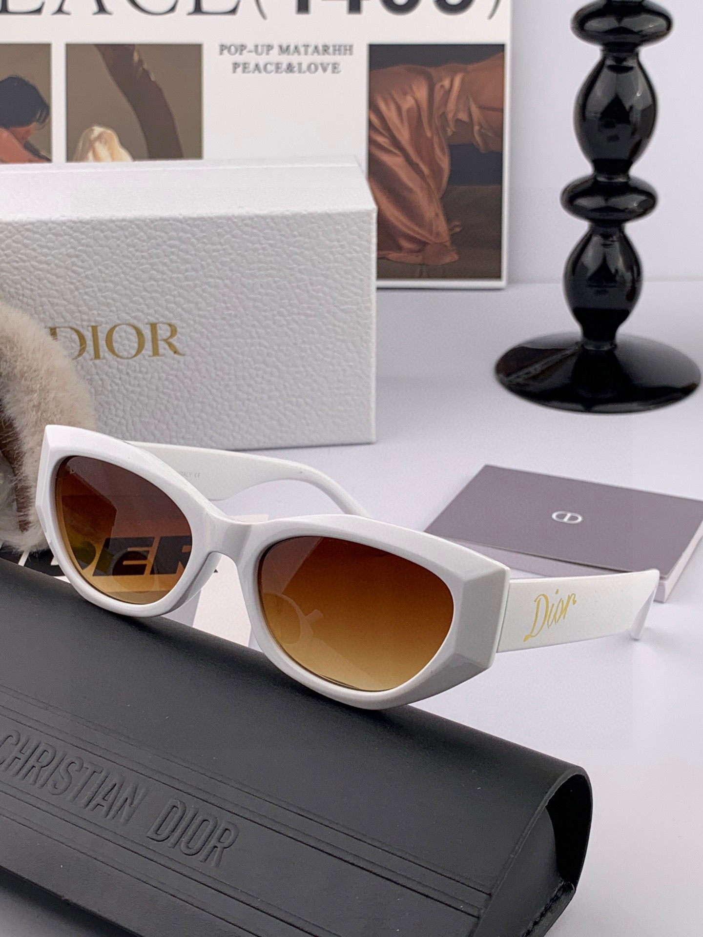 🔺 【DIOR-迪奥】2025开春新款 潮流爆款 时尚小框太阳镜 高品质 佩戴舒适 网红潮款墨镜 型号：