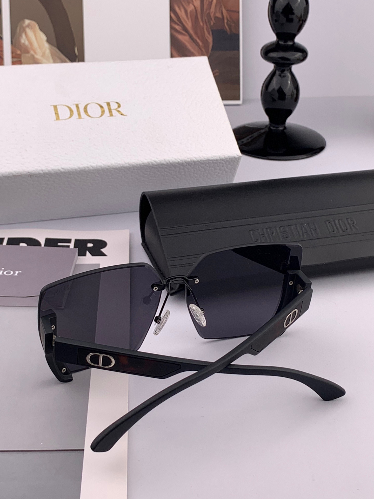 🔺 【DIOR-迪奥】2025开春新款 潮流爆款 时尚方框太阳镜 高品质 佩戴舒适 网红潮款墨镜 女士高