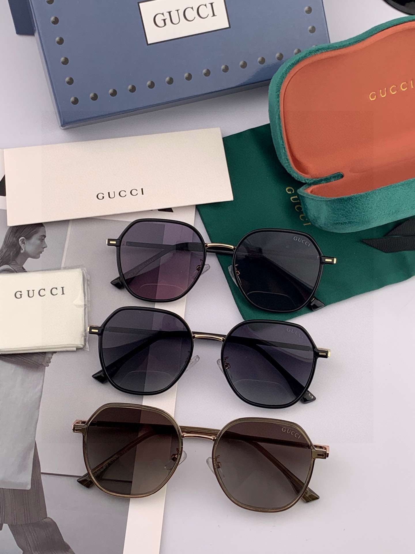 【偏光系列太阳镜】🎈原版出货香奈儿网红超爆款💙经典奢华全球风[强][酷][亲亲] 时尚圆框太阳镜[得意]