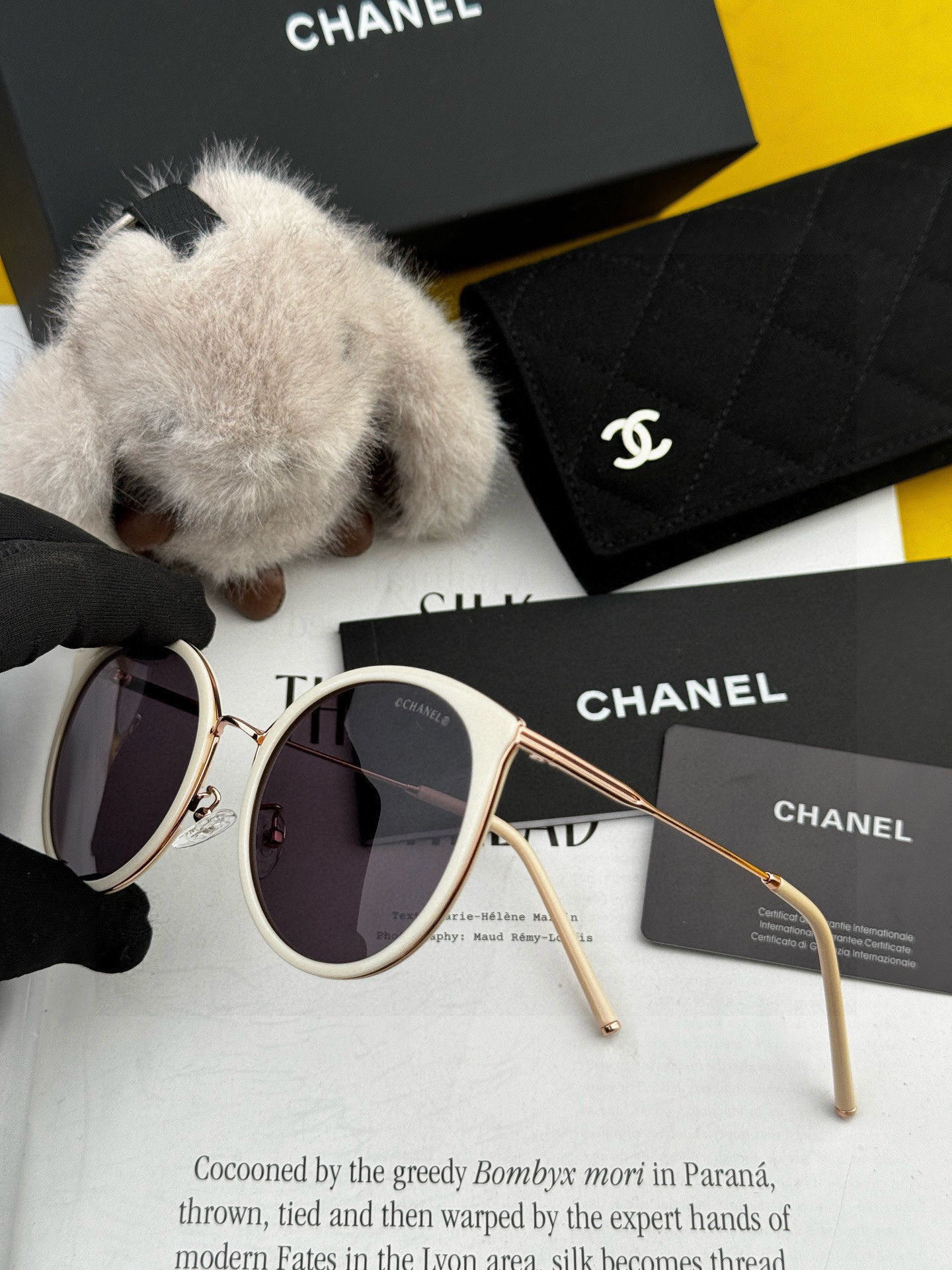 新品CHANEL 香奈儿太阳镜以独特魅力和前卫风格诠释春夏最新眼镜，质感超好佩带舒适 型号：CH6314