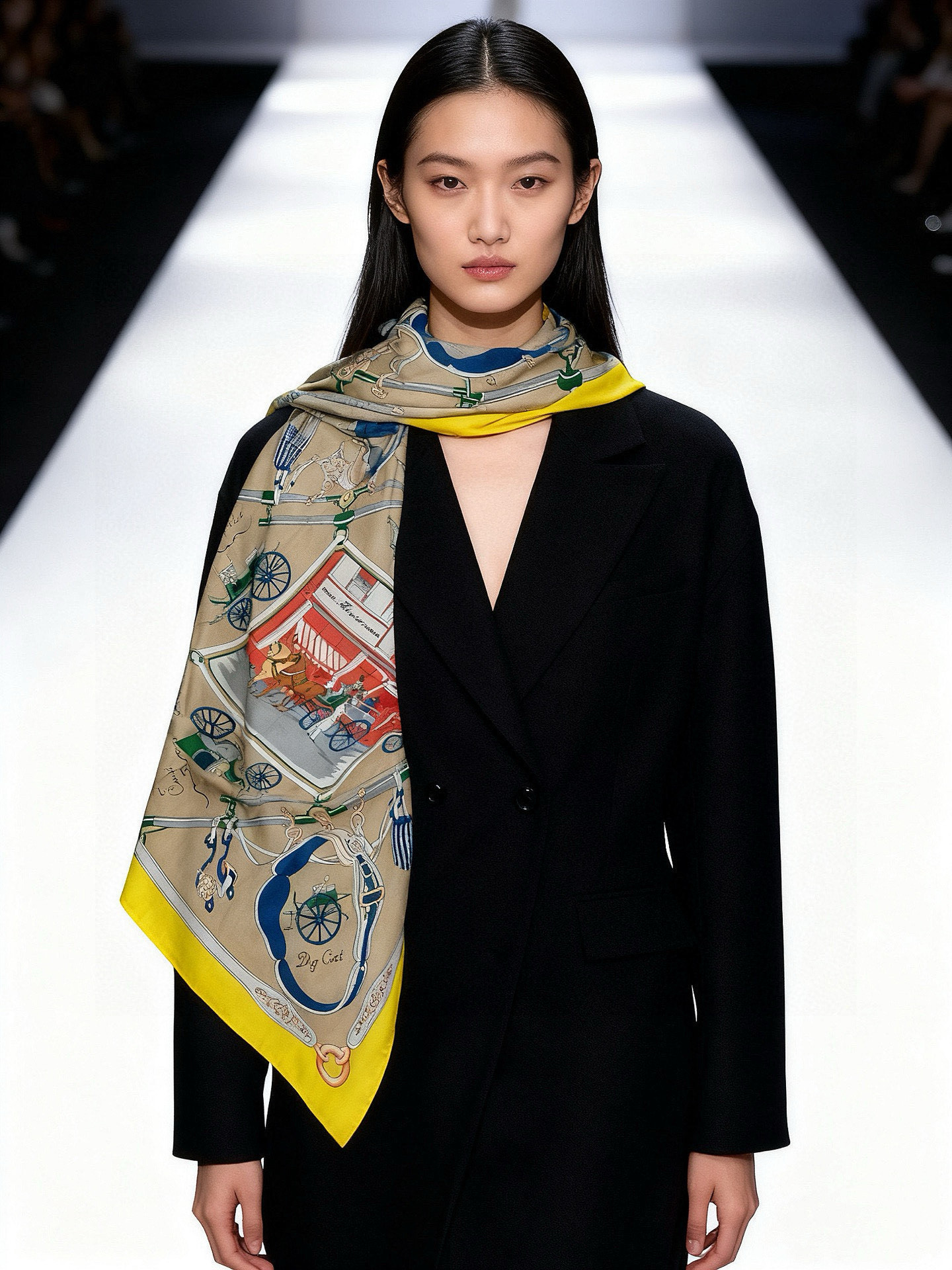 羊绒新款🆕👏👏买了都说好看‼️推荐💕爱马仕双面同色羊绒方巾【双面同色140】，顶级工艺超值‼️爱马仕专柜