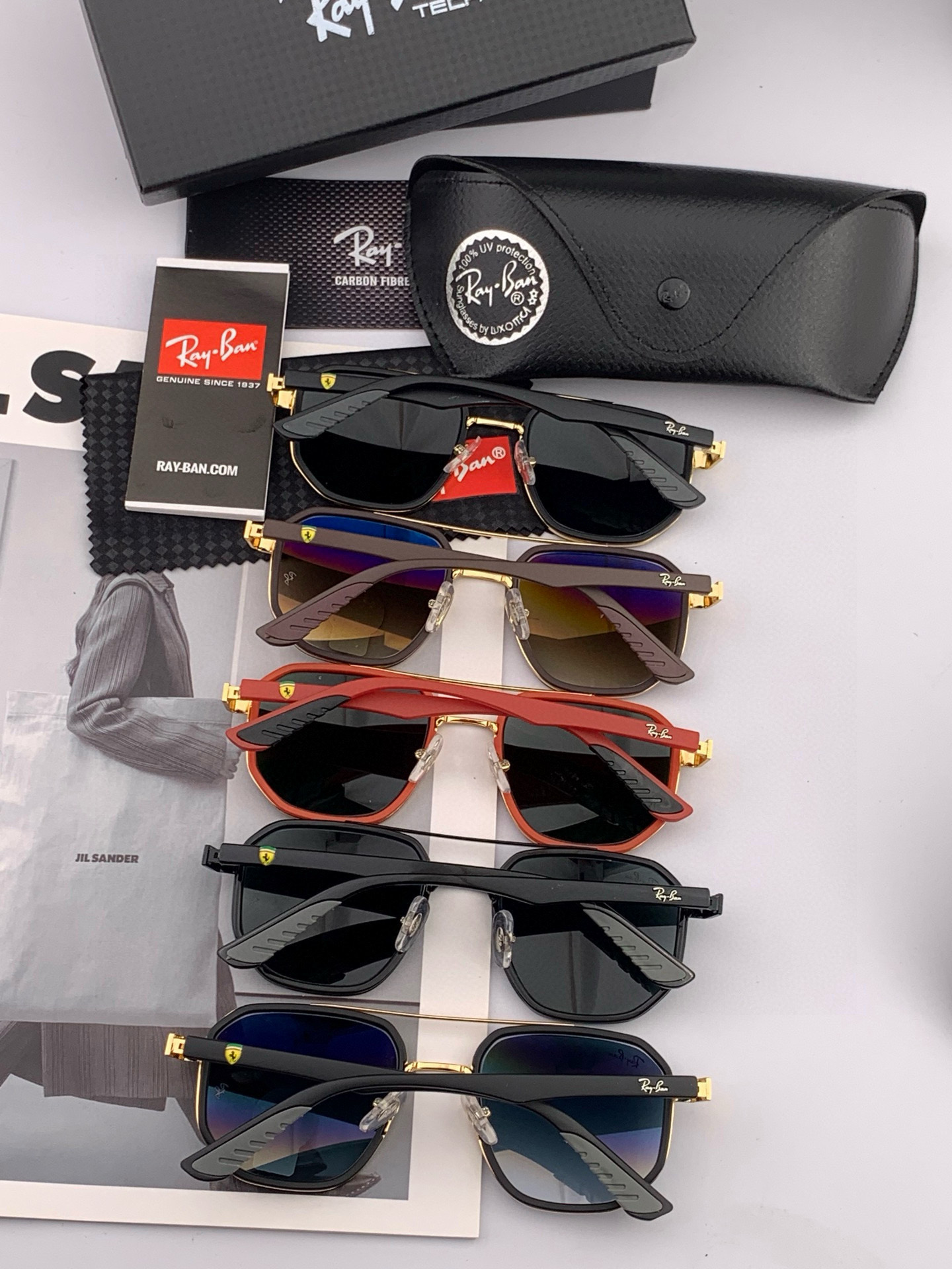 官方同步 品牌:雷朋经典男女士玻璃太阳镜 材质：美国宝丽来高清防爆钢化玻璃镜片 型号：RB59000