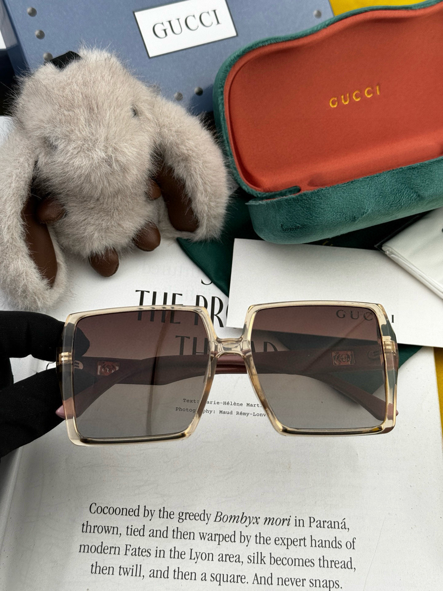 2025新款！新款出货！女士高清加厚偏光太阳镜🕶️ 🎉💍新款GUCCI偏光太阳镜[得意]开车驾驶镜时尚墨