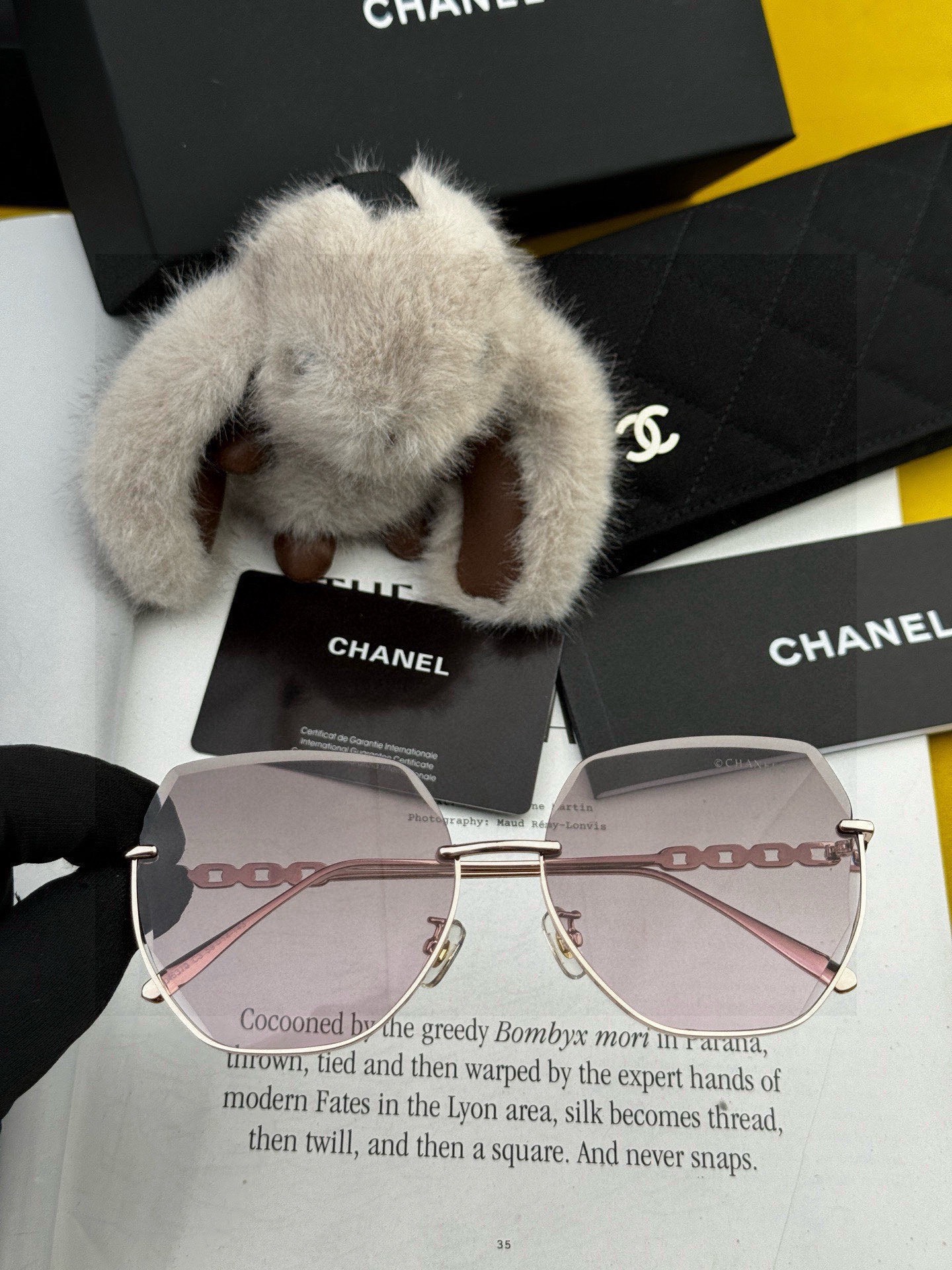 🔺 【香奈儿-尼龙偏光太阳镜】2025开春新款 潮流爆款 时尚多边形偏光太阳镜 高品质 佩戴舒适 网红潮