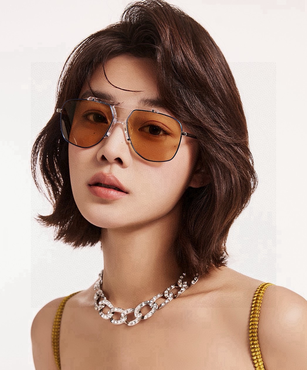 🔺 【GUCCI】2025开春新款 潮流爆款 时尚方框偏光太阳镜 高品质 佩戴舒适 网红潮款墨镜 女士高