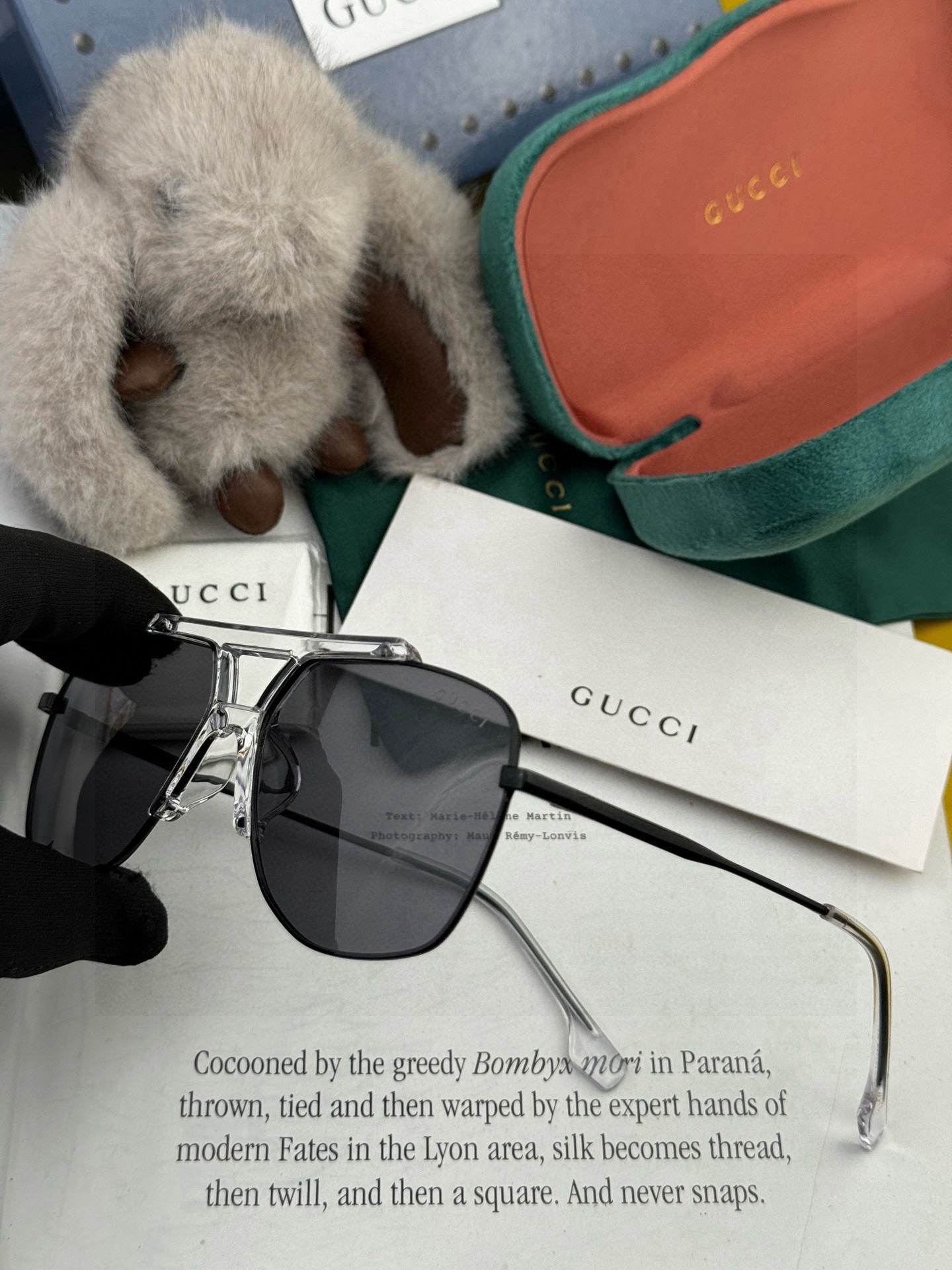 🔺 【GUCCI】2025开春新款 潮流爆款 时尚方框偏光太阳镜 高品质 佩戴舒适 网红潮款墨镜 女士高