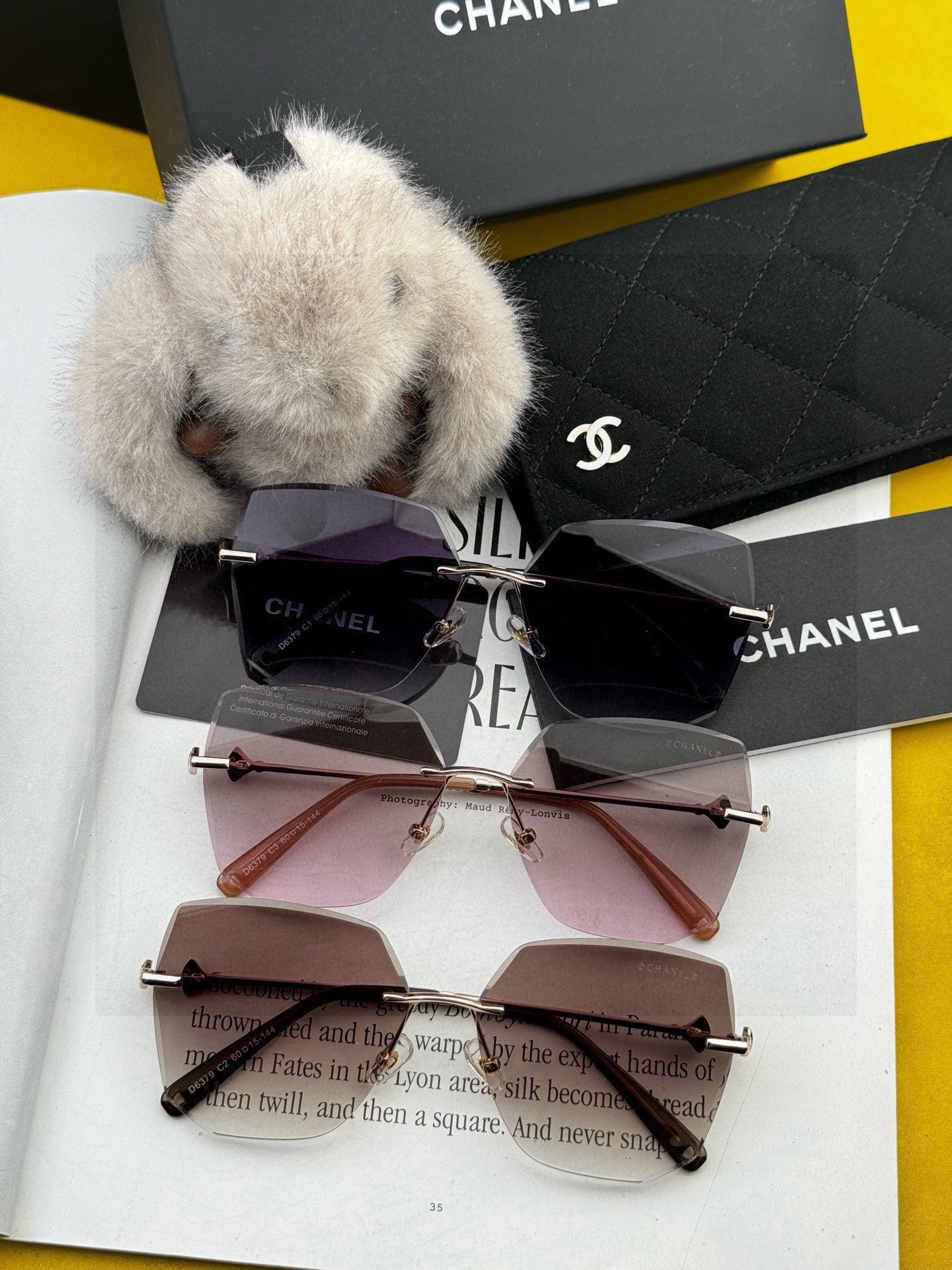 🔺 【香奈儿】2025开春新款 潮流爆款 时尚圆框太阳镜 高品质 佩戴舒适 网红潮款墨镜 女士高清太阳镜