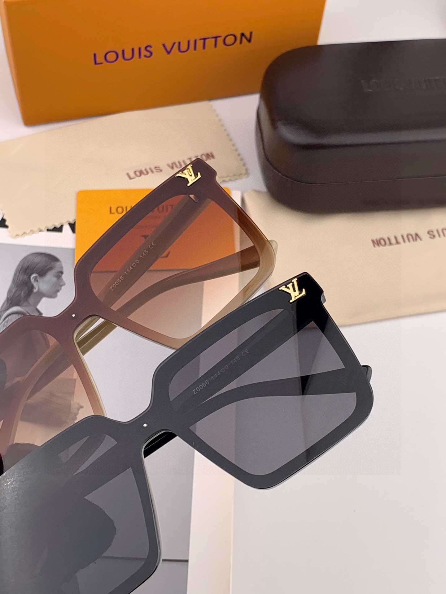 🔺LV🔻2025早春新款，众多明星同款[色]LV‼️‼️新款大框墨镜 ，🌈🌈宝丽来超清太阳镜🔝🔝型号：L
