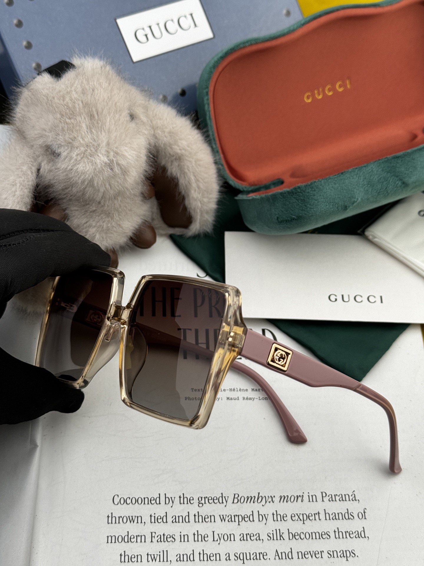 2025新款！新款出货！女士高清加厚偏光太阳镜🕶️ 🎉💍新款GUCCI偏光太阳镜[得意]开车驾驶镜时尚墨