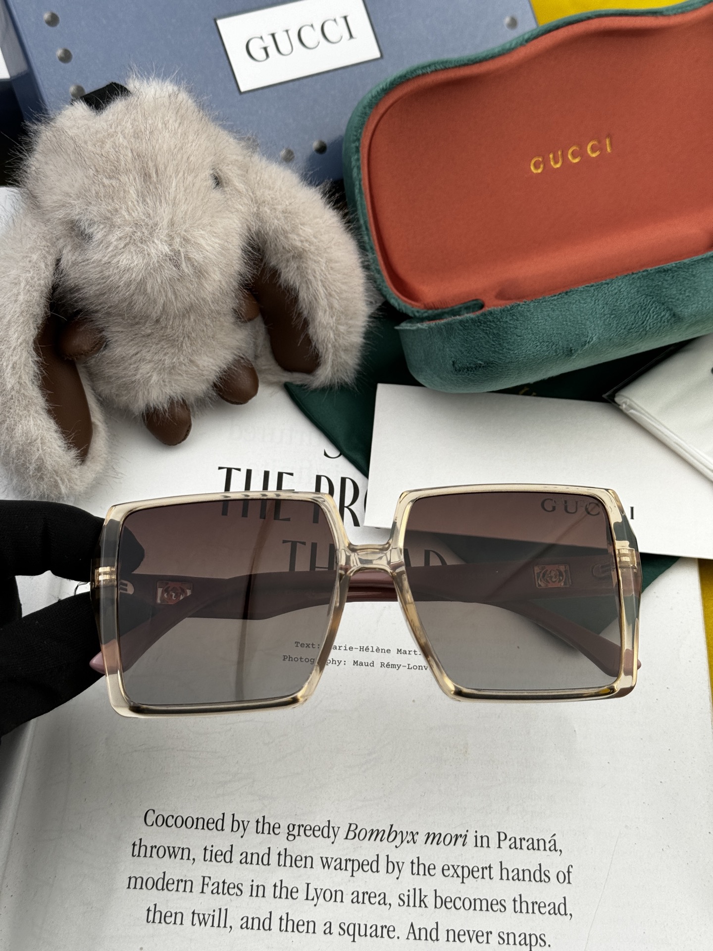 2025新款！新款出货！女士高清加厚偏光太阳镜🕶️ 🎉💍新款GUCCI偏光太阳镜[得意]开车驾驶镜时尚墨