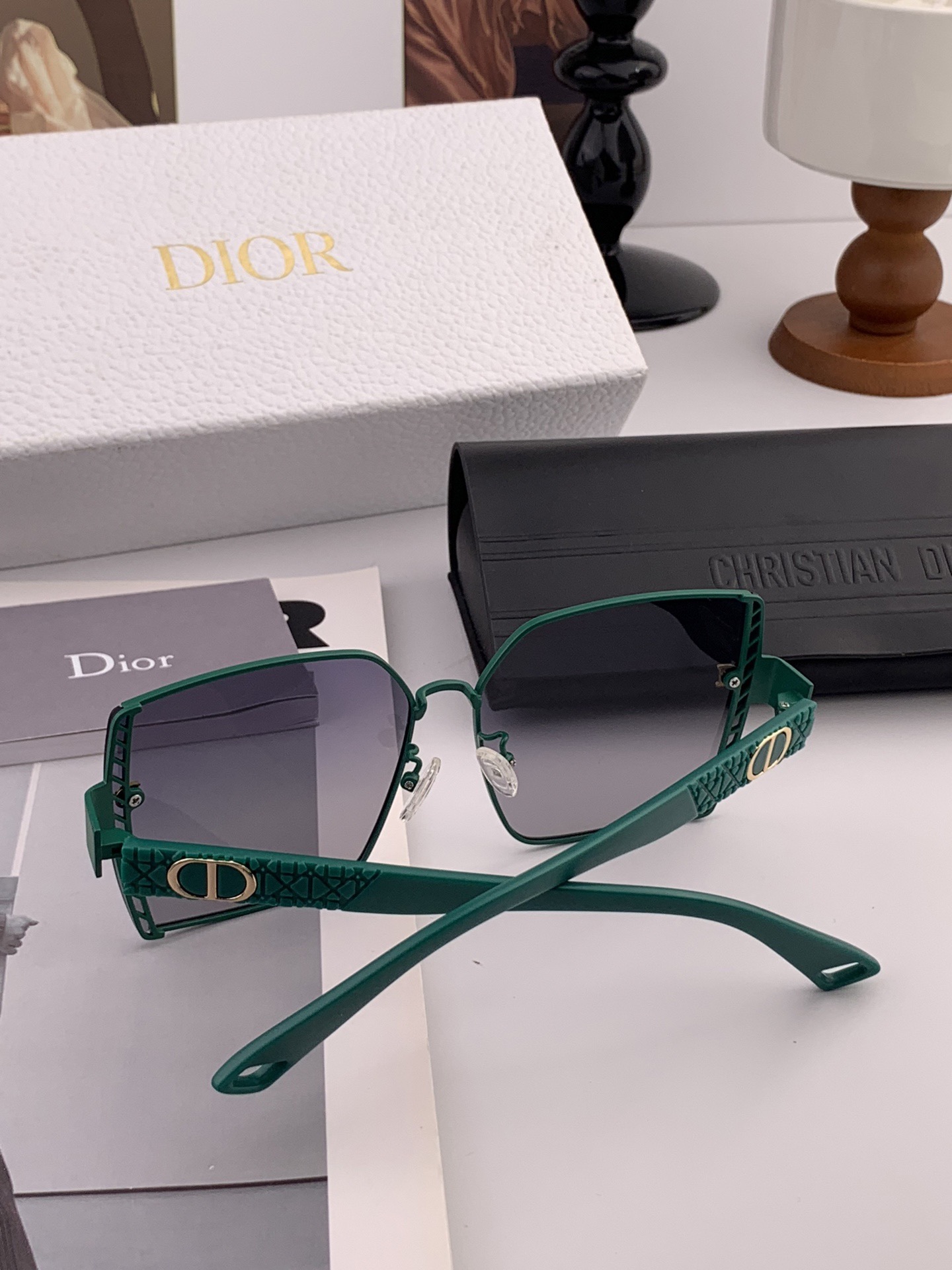 🔺 【DIOR-迪奥】2025开春新款 潮流爆款 时尚方框偏光太阳镜 高品质 佩戴舒适 网红潮款墨镜 女