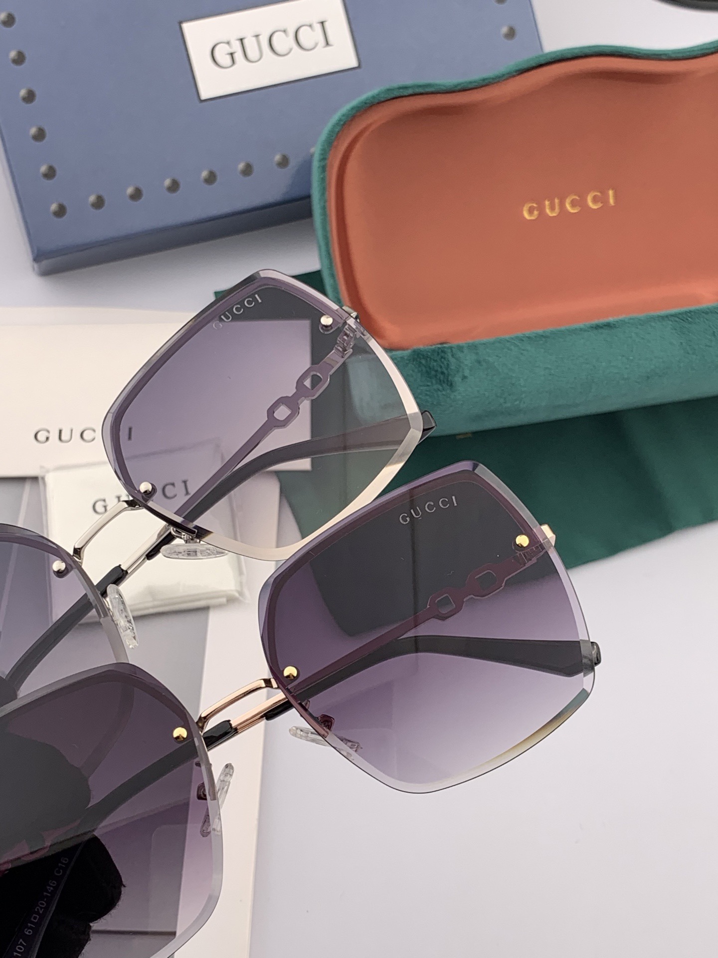 GUCCI-古驰意大利进口🇮🇹2025时尚潮流奢华装饰太阳眼镜 尼龙高清太阳镜明星海报款 超高复杂工艺 