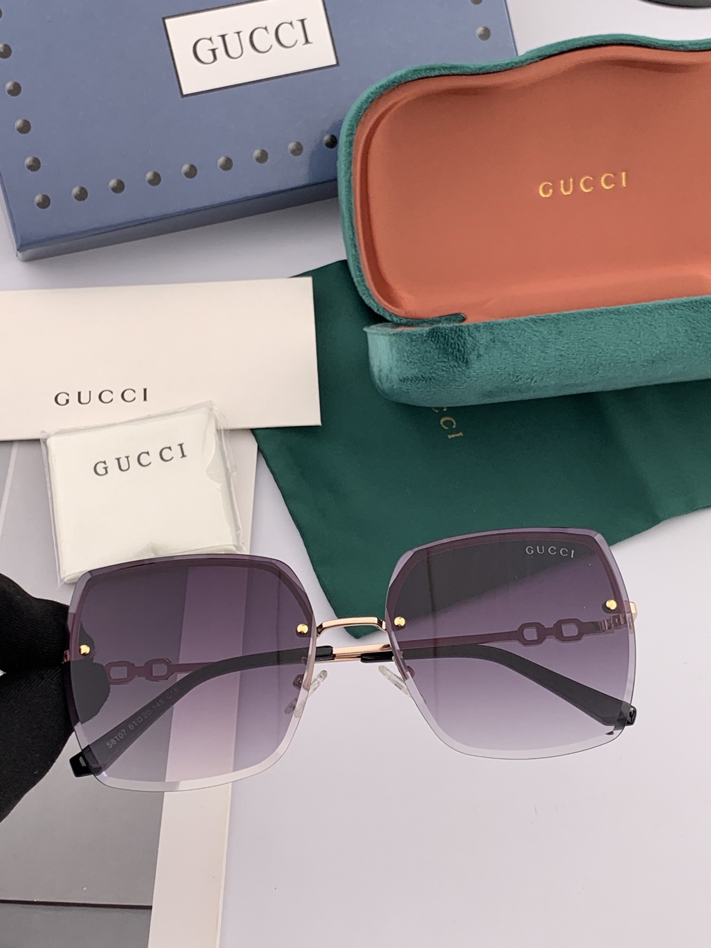 GUCCI-古驰意大利进口🇮🇹2025时尚潮流奢华装饰太阳眼镜 尼龙高清太阳镜明星海报款 超高复杂工艺 