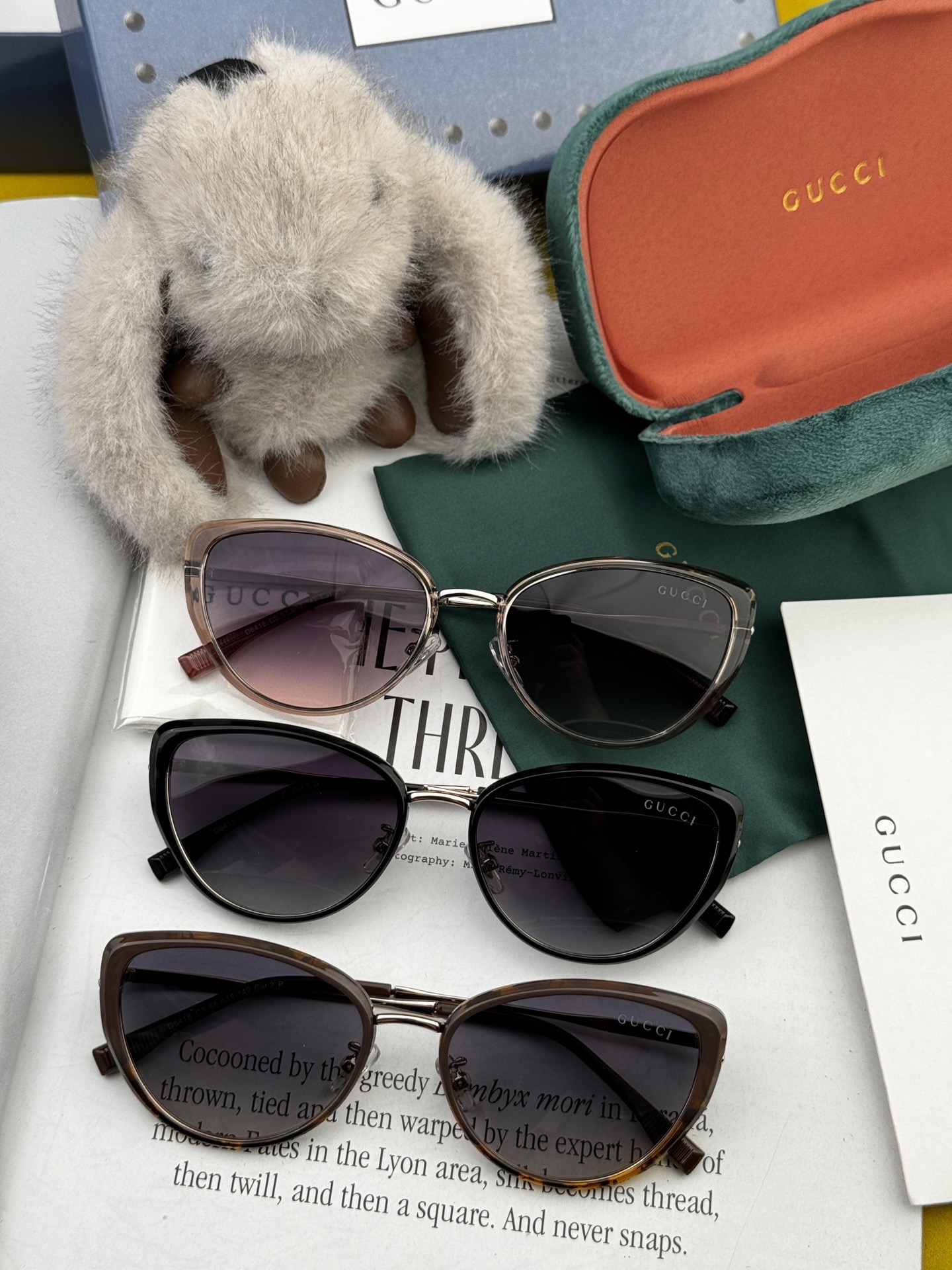 🔺 【GUCCI-偏光太阳镜】2025开春新款 潮流爆款 时尚圆框偏光太阳镜 高品质 佩戴舒适 网红潮款