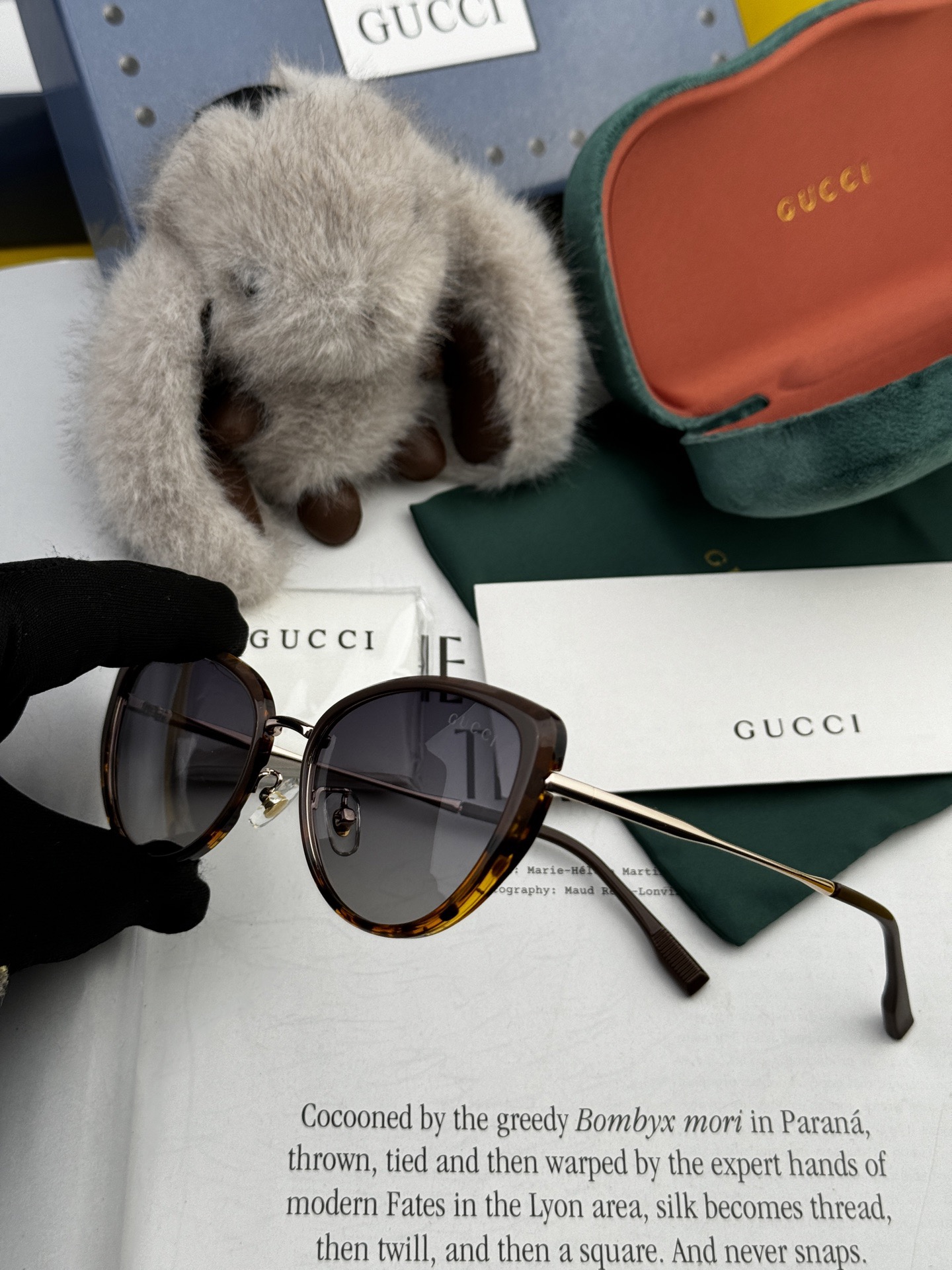 🔺 【GUCCI-偏光太阳镜】2025开春新款 潮流爆款 时尚圆框偏光太阳镜 高品质 佩戴舒适 网红潮款
