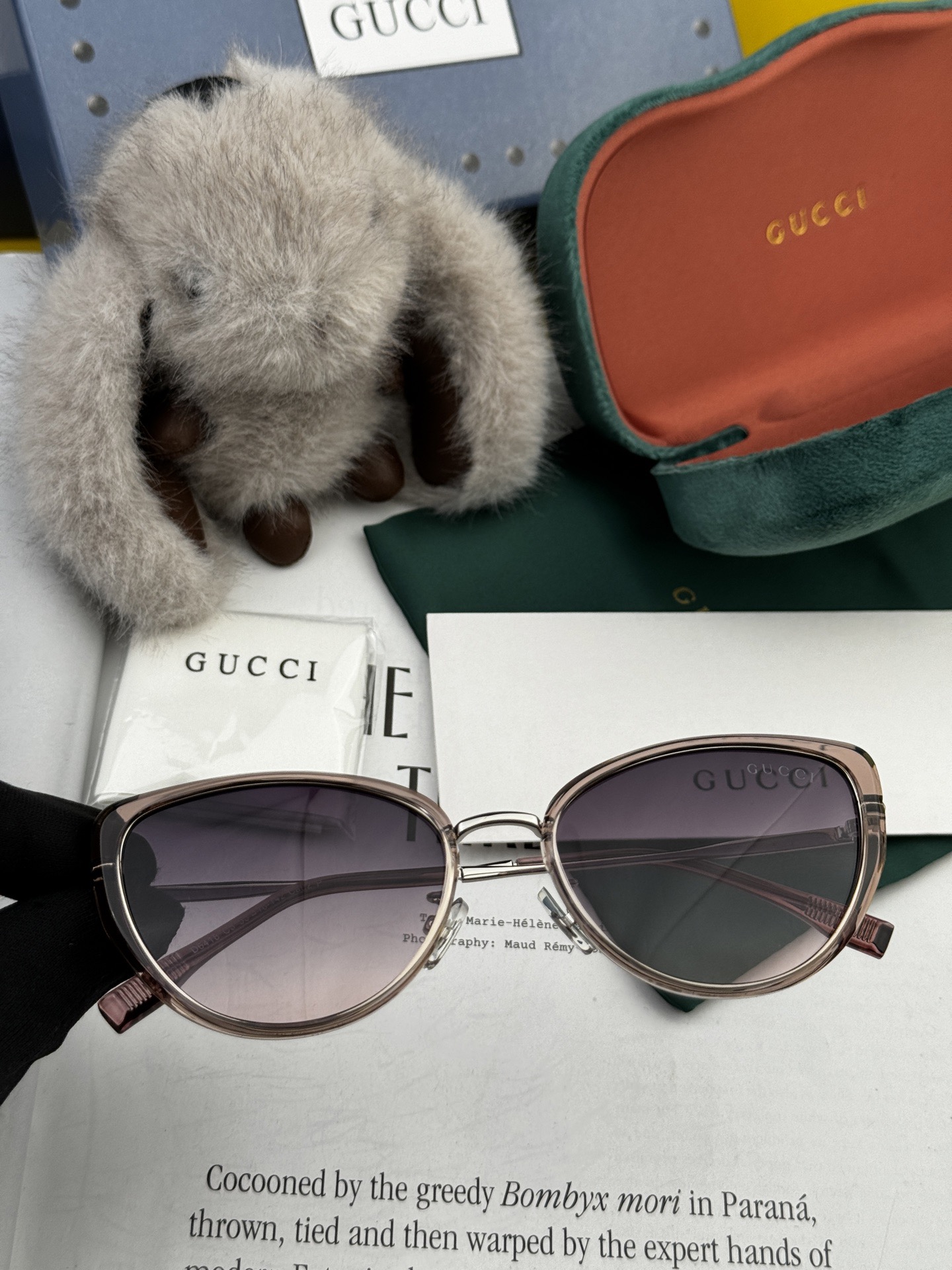 🔺 【GUCCI-偏光太阳镜】2025开春新款 潮流爆款 时尚圆框偏光太阳镜 高品质 佩戴舒适 网红潮款