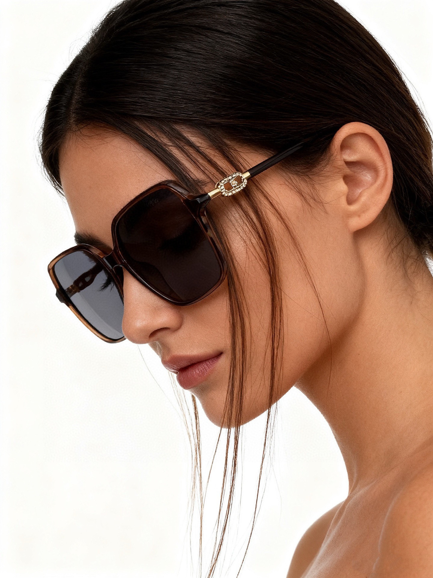 🔺 【DIOR】开春新款 潮流爆款 时尚圆框偏光太阳镜 高品质 佩戴舒适 网红潮款墨镜 女士高清加厚偏光