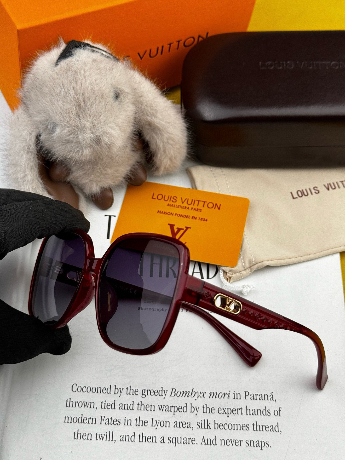 【TR偏光系列】lv大框太阳镜墨镜经典的方框设计，不挑脸型，无论搭配大衣还是连衣裙都非常显气质偏光镜片预