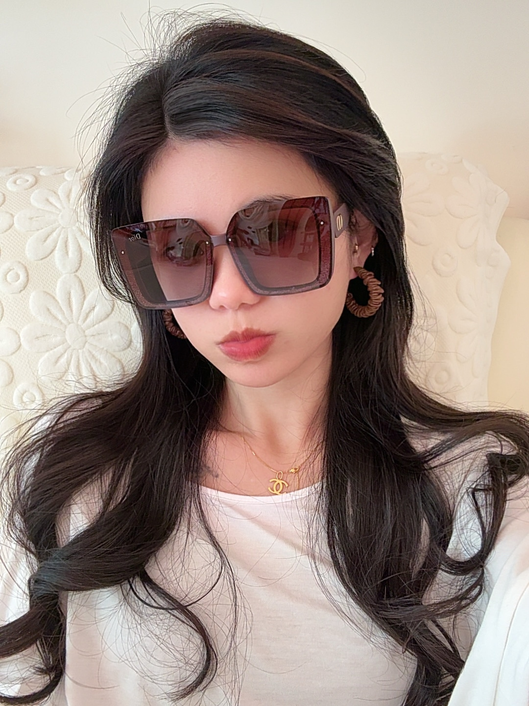 🔺 【DIOR-迪奥】开春新款 潮流爆款 时尚方框偏光太阳镜 高品质 佩戴舒适 网红潮款墨镜 型号：D6