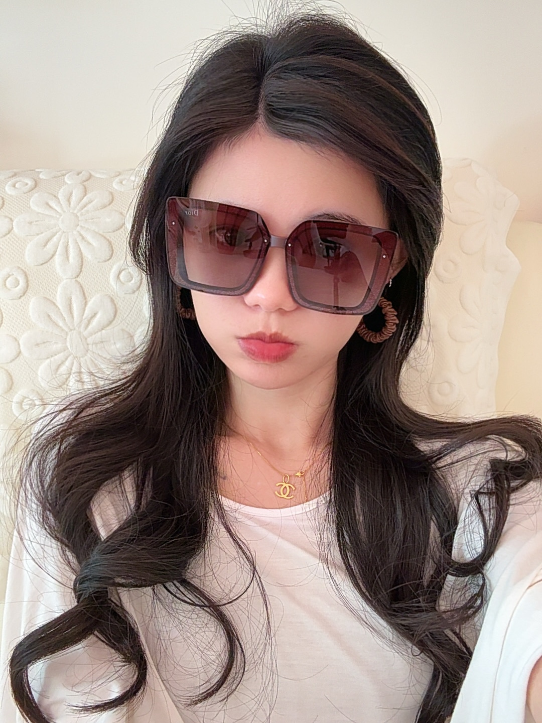 🔺 【DIOR-迪奥】开春新款 潮流爆款 时尚方框偏光太阳镜 高品质 佩戴舒适 网红潮款墨镜 型号：D6