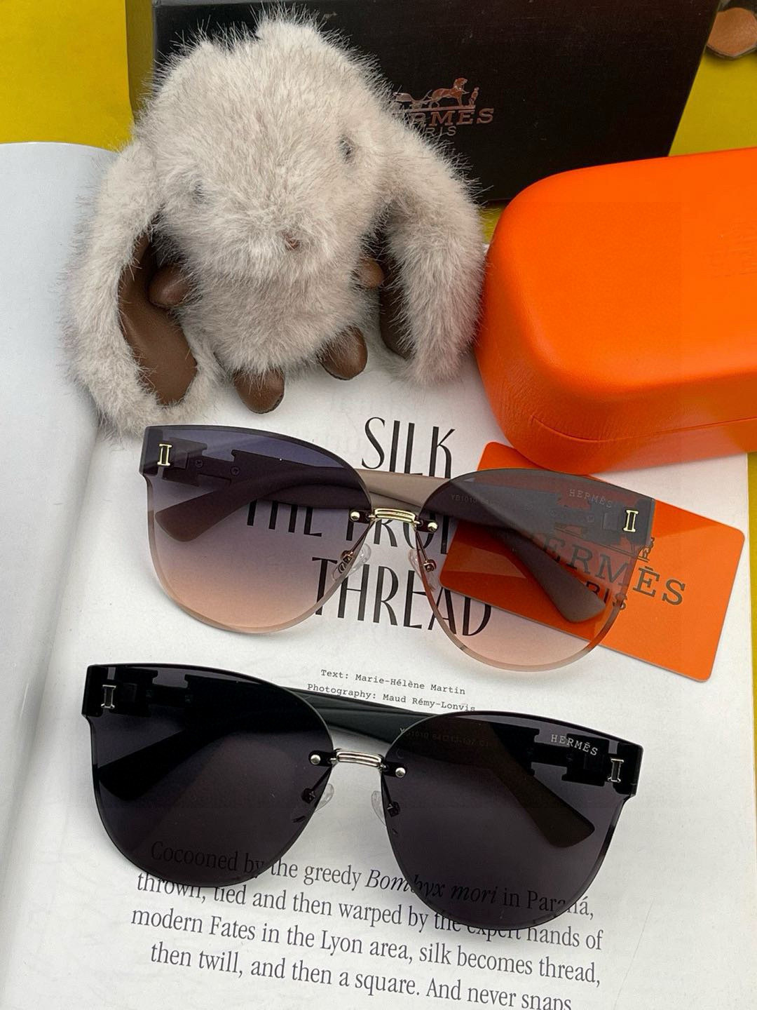 新款 爱马仕女士偏光太阳镜🕶️ 宝丽来高清镜片🎉高品质TR-90镜框 时尚百搭！型号：H3881