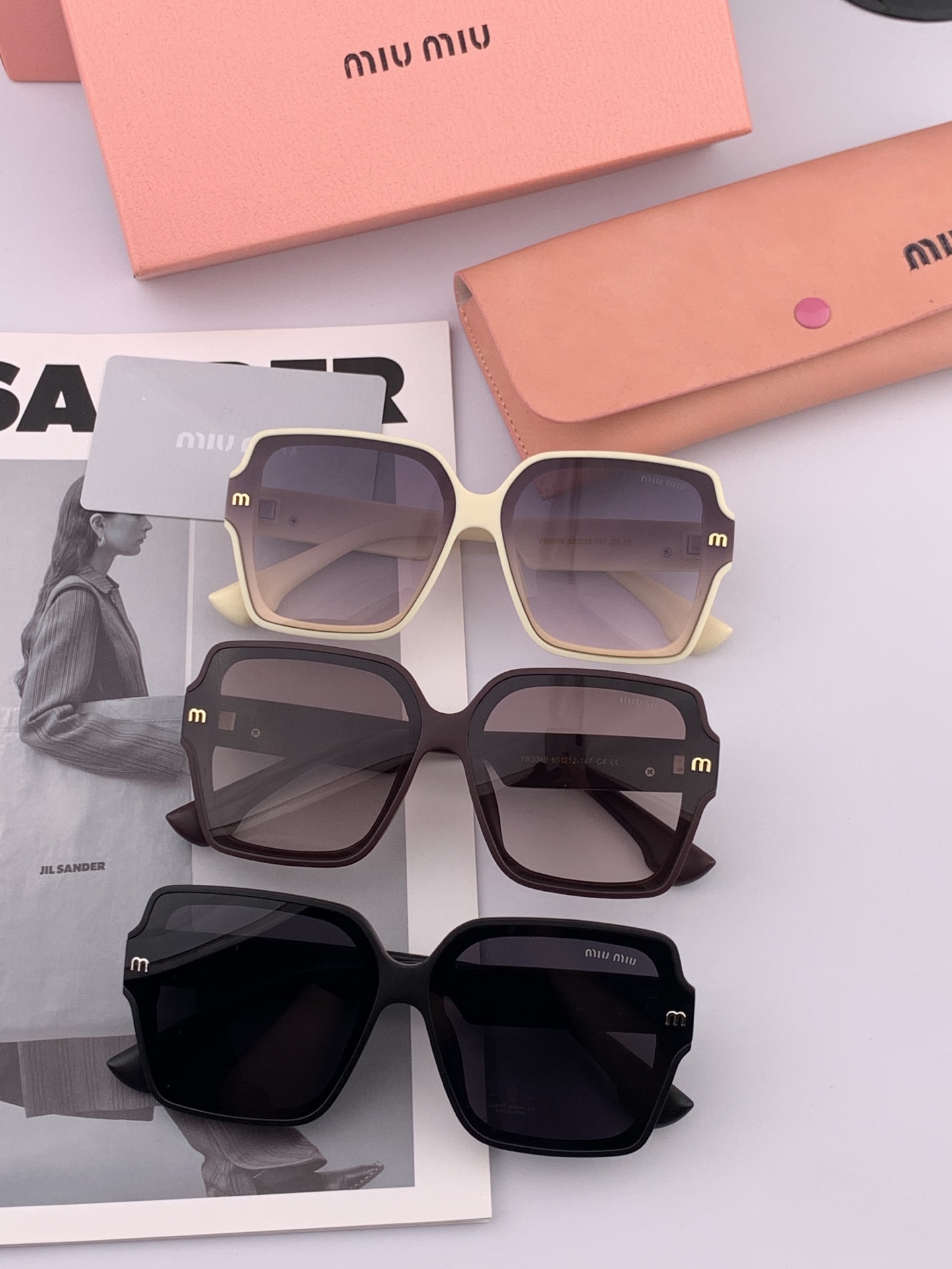 MIUMIU/缪缪🖇🖇开春新款🌟闪耀新款璀璨登台 ❤❤太阳镜潮品 精致个性设计简约时尚 专柜品质值得拥有