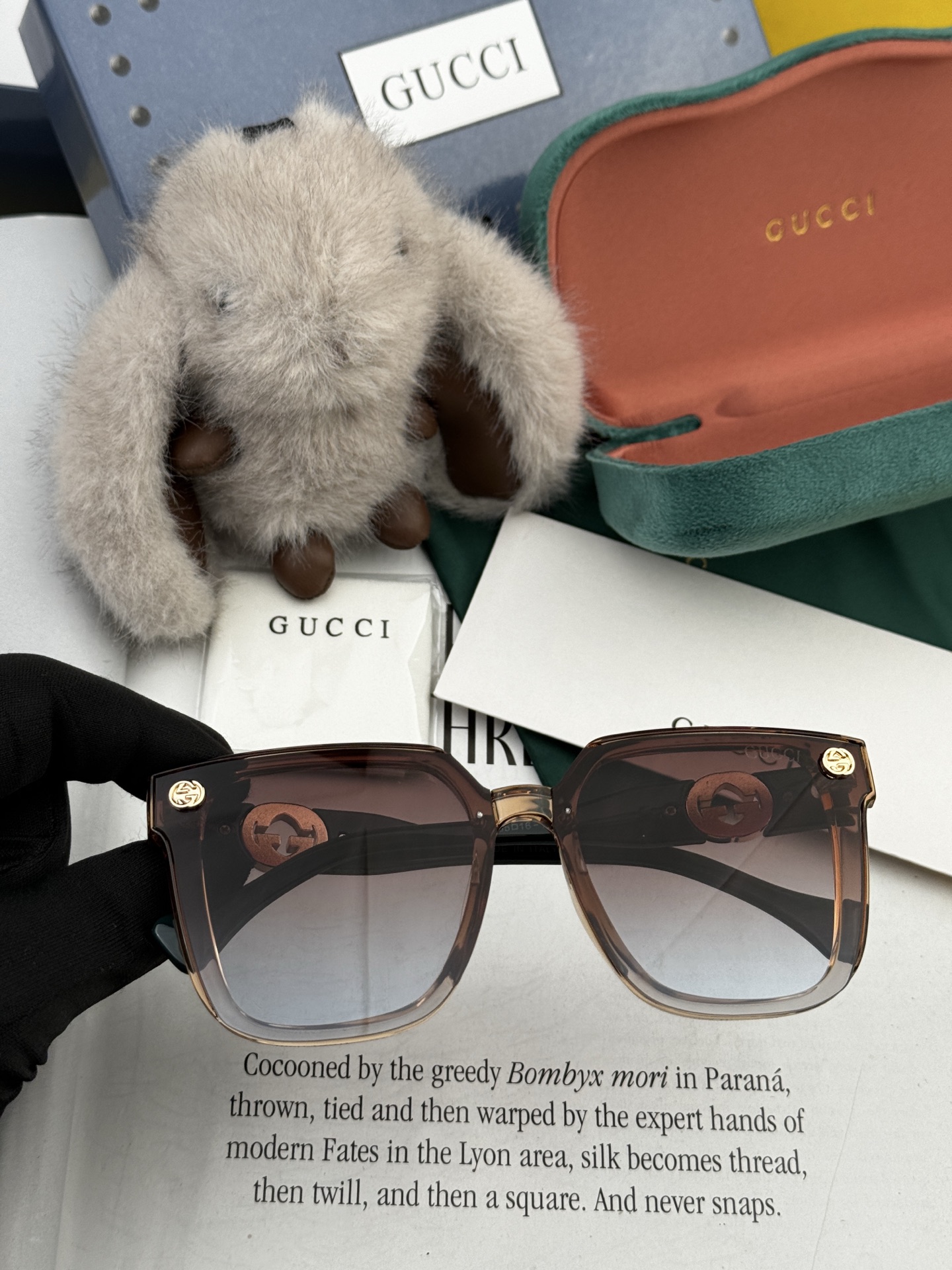 🔺 【GUCCI】开春新款 潮流爆款 时尚方框太阳镜 高品质 佩戴舒适 网红潮款墨镜 型号：G1620