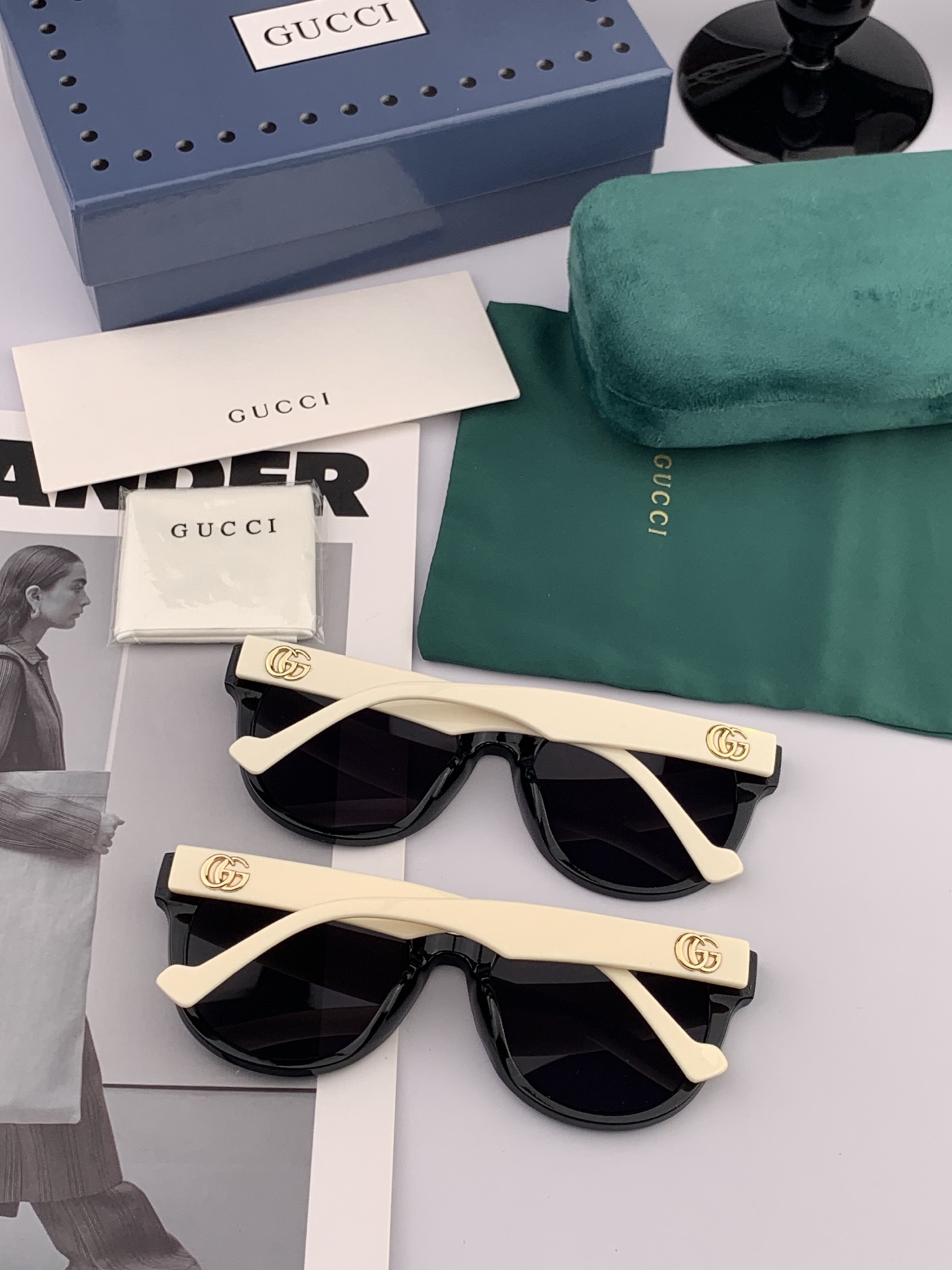 🔺 【GUCCI】开春新款 潮流爆款 时尚圆框太阳镜 高品质 佩戴舒适 网红潮款墨镜 型号：G5601