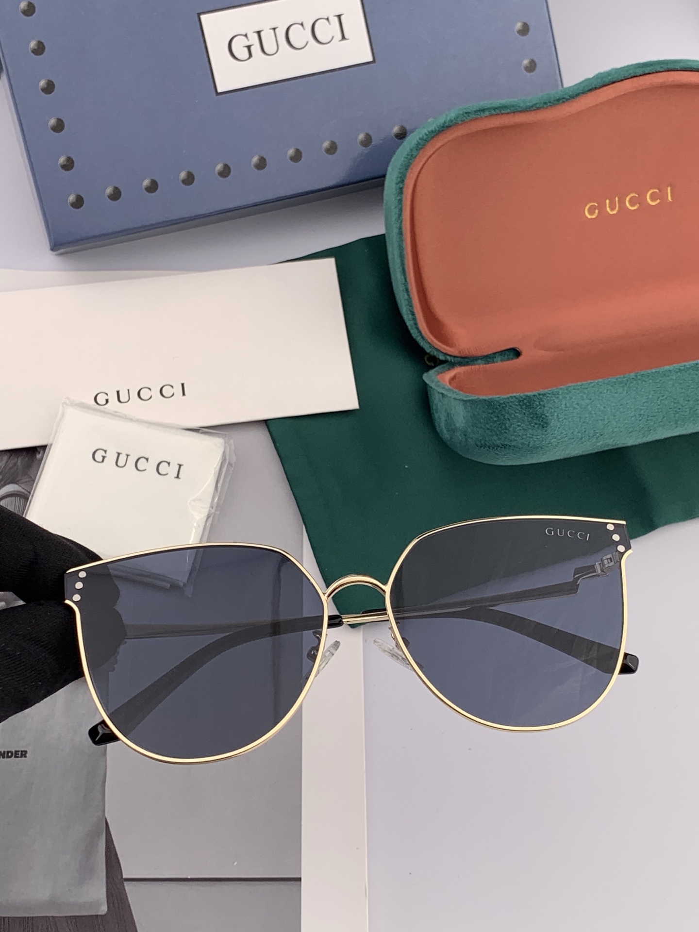 🔺 【GUCCI】开春新款 潮流爆款 时尚太阳镜 高品质 佩戴舒适 网红潮款墨镜 型号：G3660