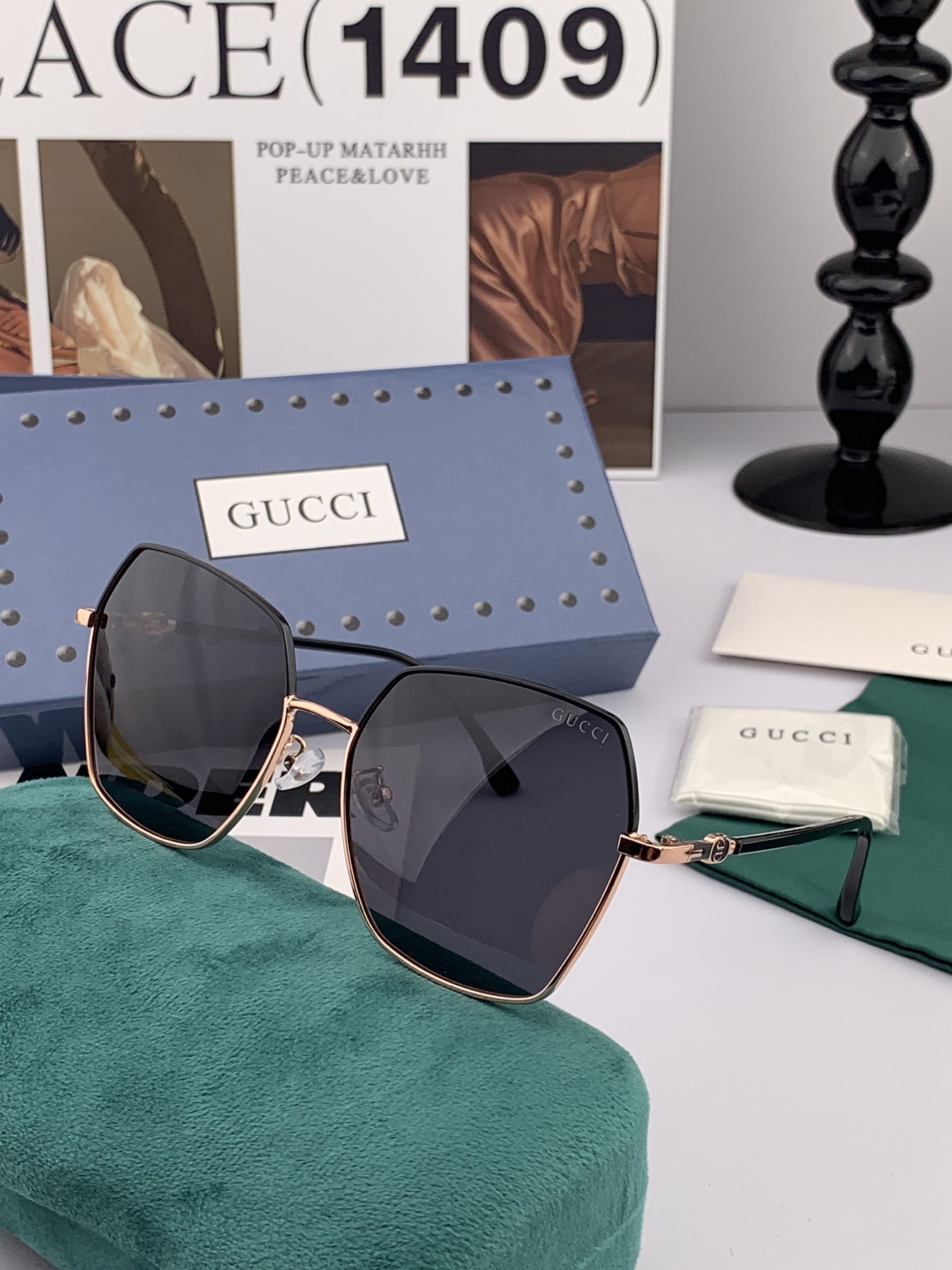 🔺 【DIOR-迪奥】开春新款 潮流爆款 时尚方框偏光太阳镜 高品质 佩戴舒适 网红潮款墨镜 型号：D6