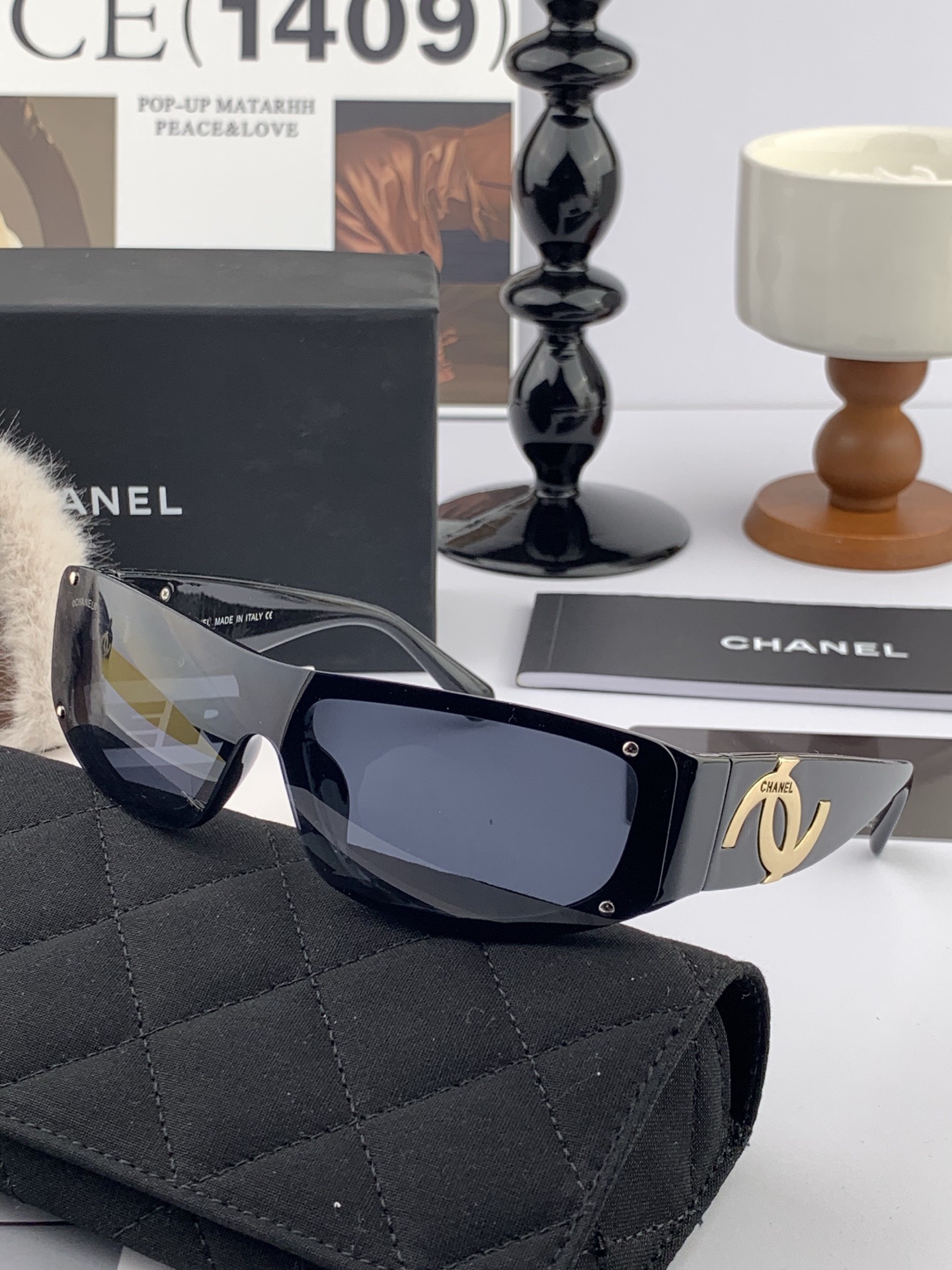 新品CHANEL 香奈儿太阳镜以独特魅力和前卫风格诠释春夏最新眼镜，质感超好佩带舒适 型号：CH2507
