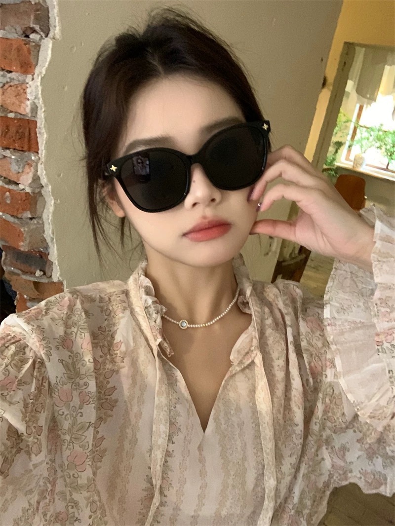 LV 太阳镜潮品官网模特同款 [玫瑰][玫瑰]四叶草🍀精致个性设计简约时尚 高品质值得拥有绝对潮爆整个夏