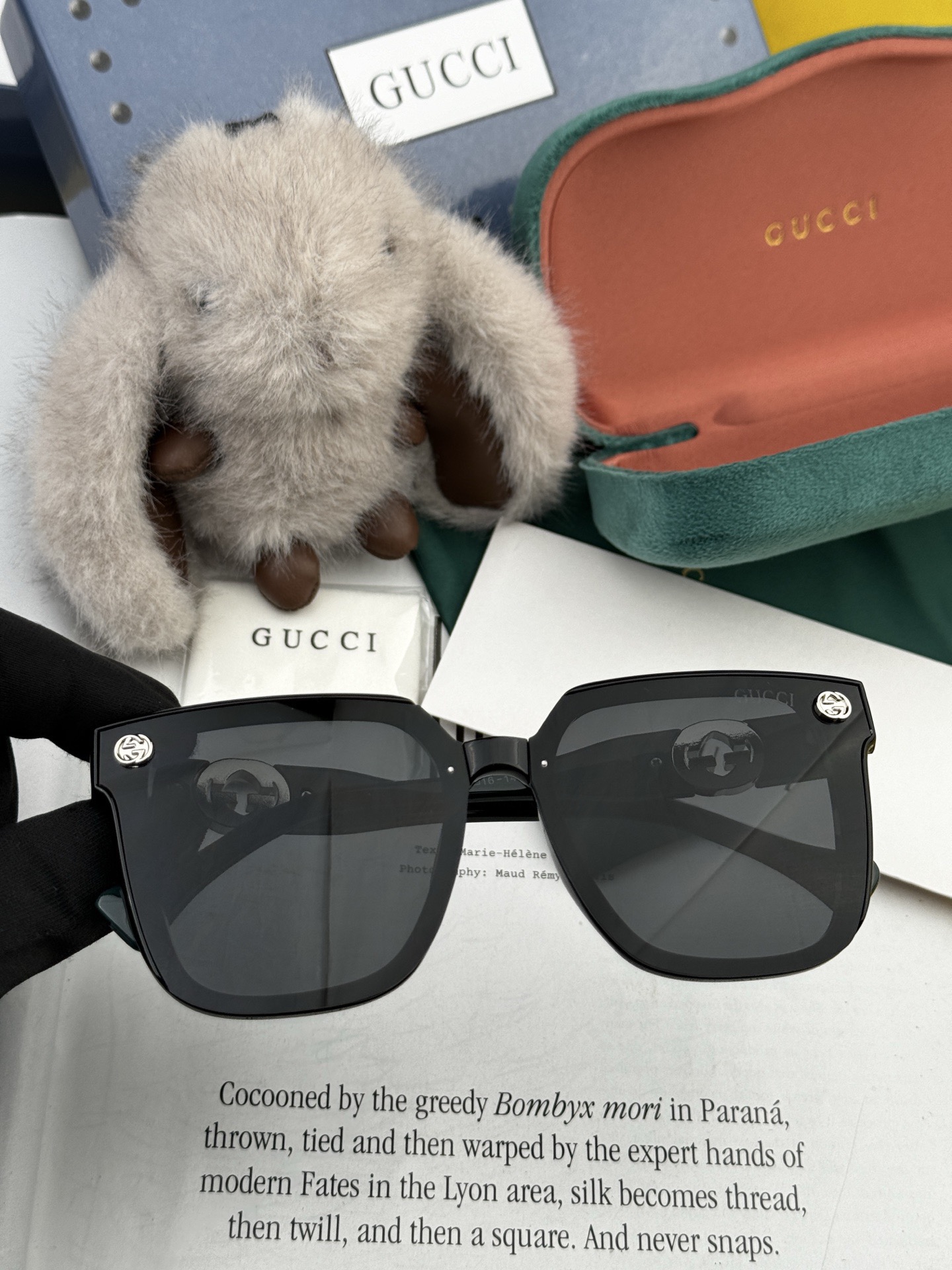 🔺 【GUCCI】开春新款 潮流爆款 时尚方框太阳镜 高品质 佩戴舒适 网红潮款墨镜 型号：G1620