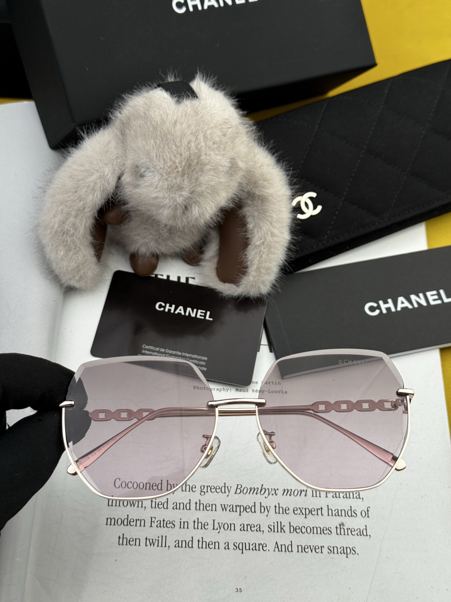 🔺 【香奈儿-尼龙偏光太阳镜】开春新款 潮流爆款 时尚多边形偏光太阳镜 高品质 佩戴舒适 网红潮款墨镜 