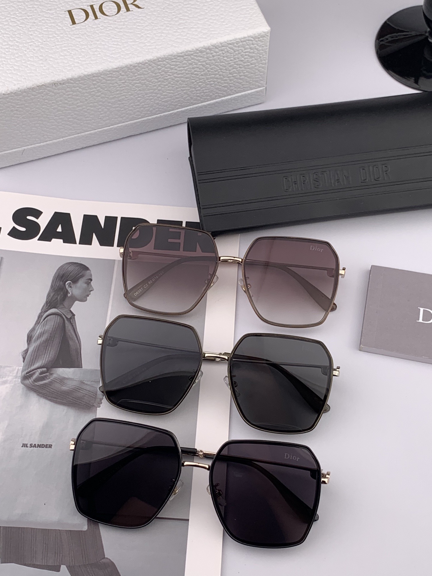 🔺 【DIOR-迪奥】开春新款 潮流爆款 时尚尼龙偏光太阳镜 高品质 佩戴舒适 网红潮款墨镜 型号：D7
