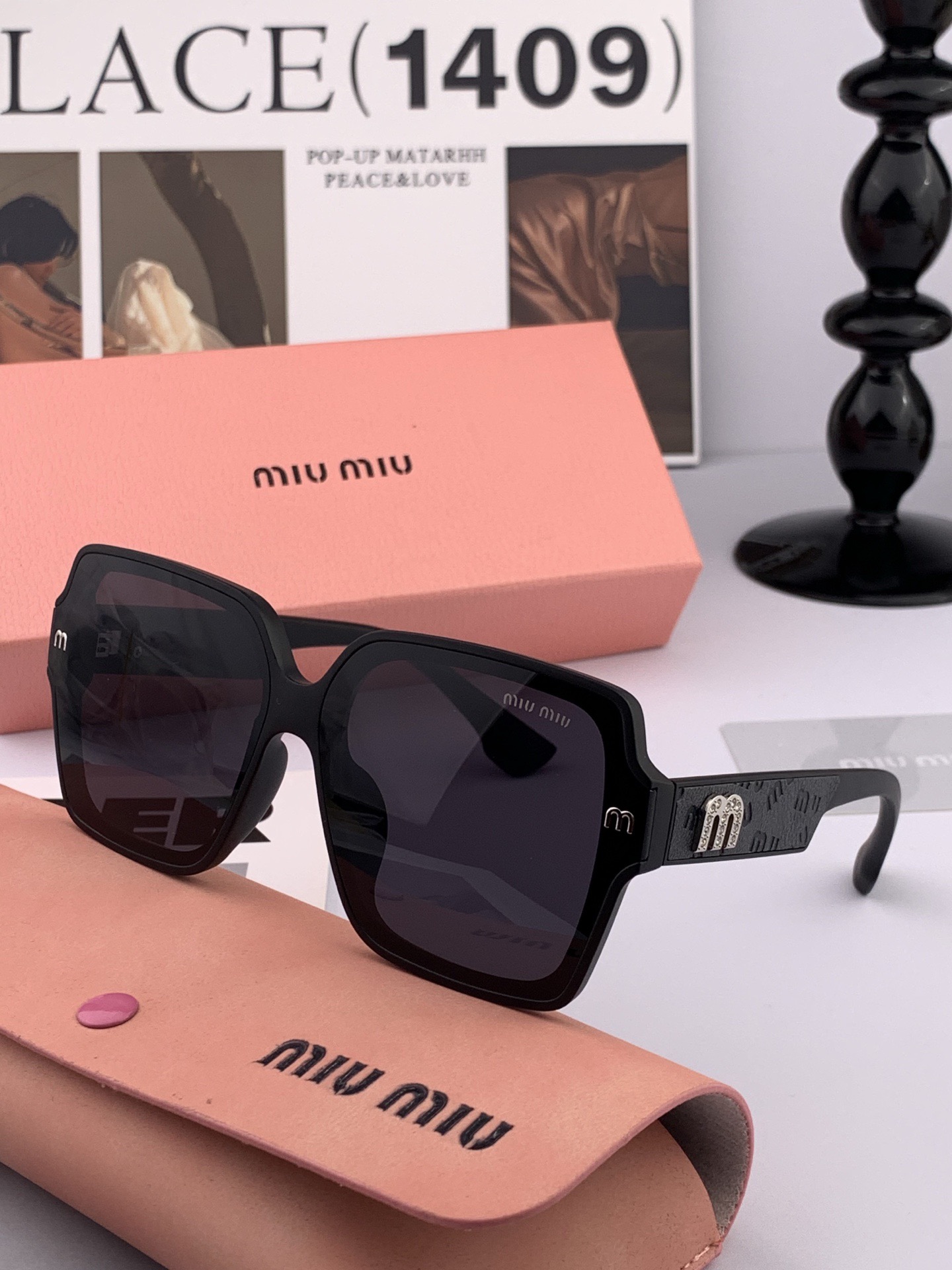 MIUMIU/缪缪🖇🖇开春新款🌟闪耀新款璀璨登台 ❤❤太阳镜潮品 精致个性设计简约时尚 专柜品质值得拥有