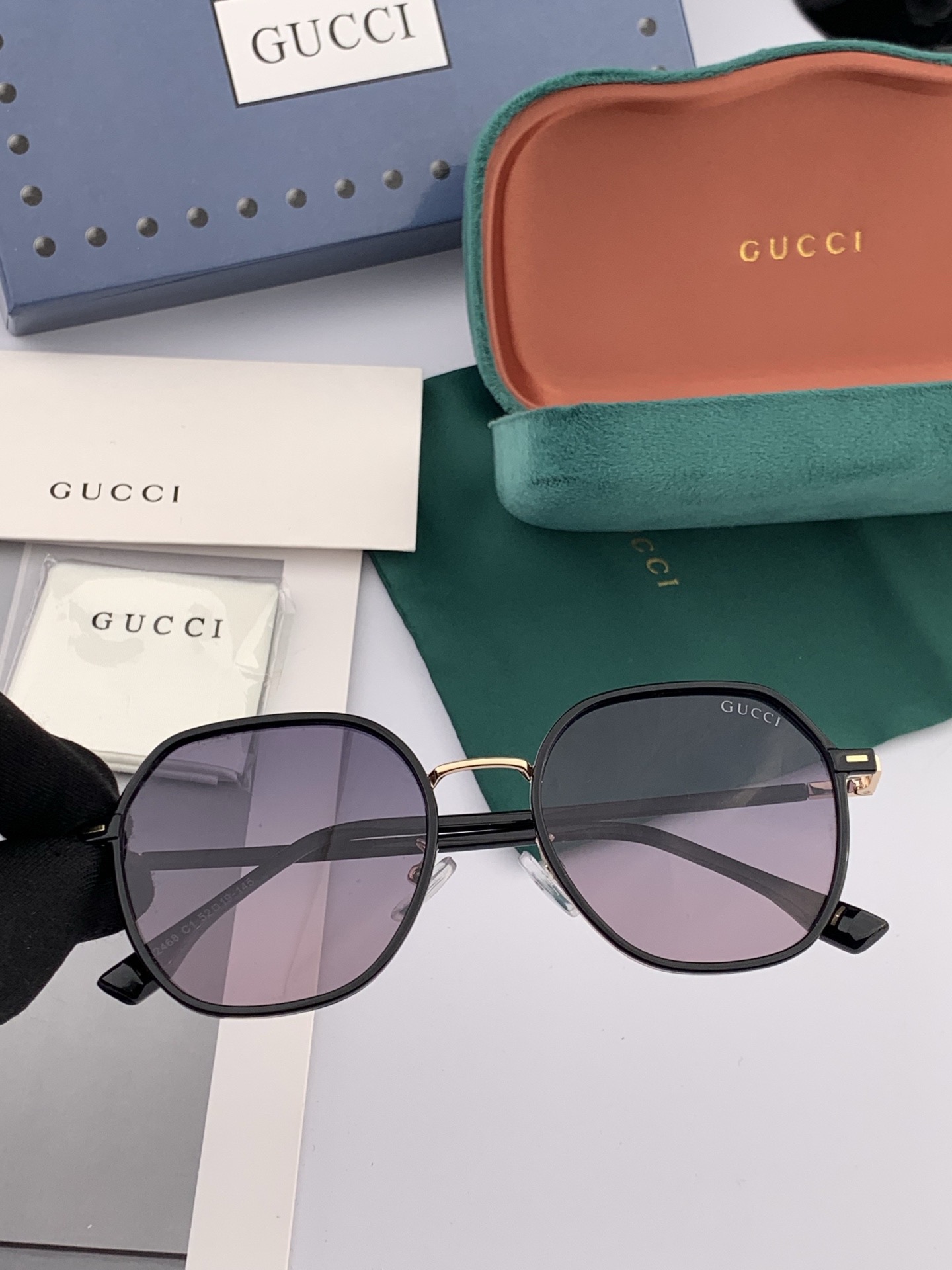 【偏光系列太阳镜】🎈原版出货香奈儿网红超爆款💙经典奢华全球风[强][酷][亲亲] 时尚圆框太阳镜[得意]