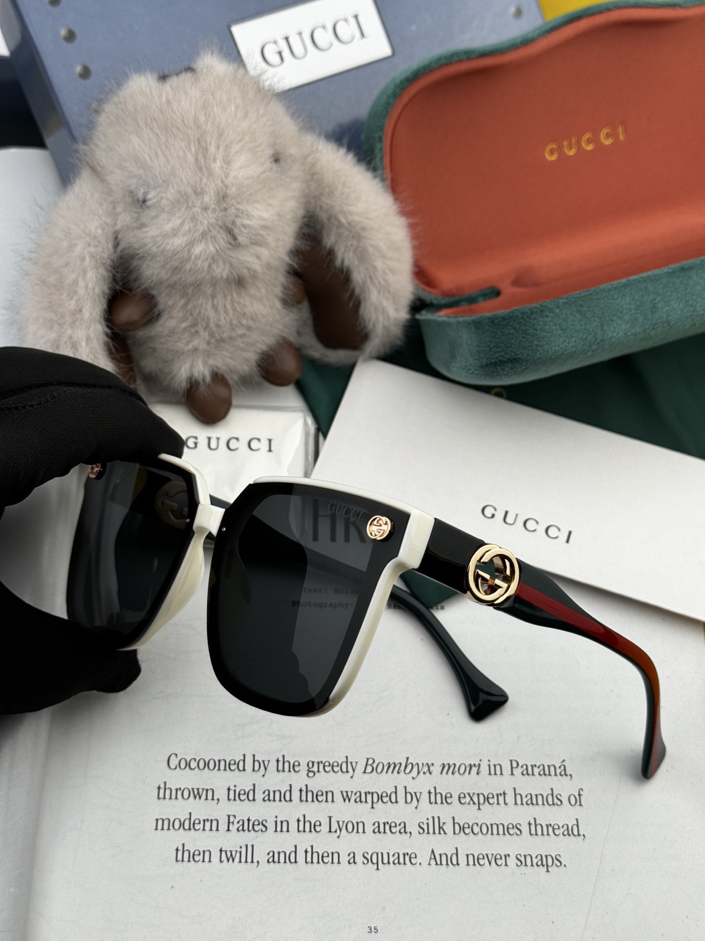 🔺 【GUCCI】开春新款 潮流爆款 时尚方框太阳镜 高品质 佩戴舒适 网红潮款墨镜 型号：G1620