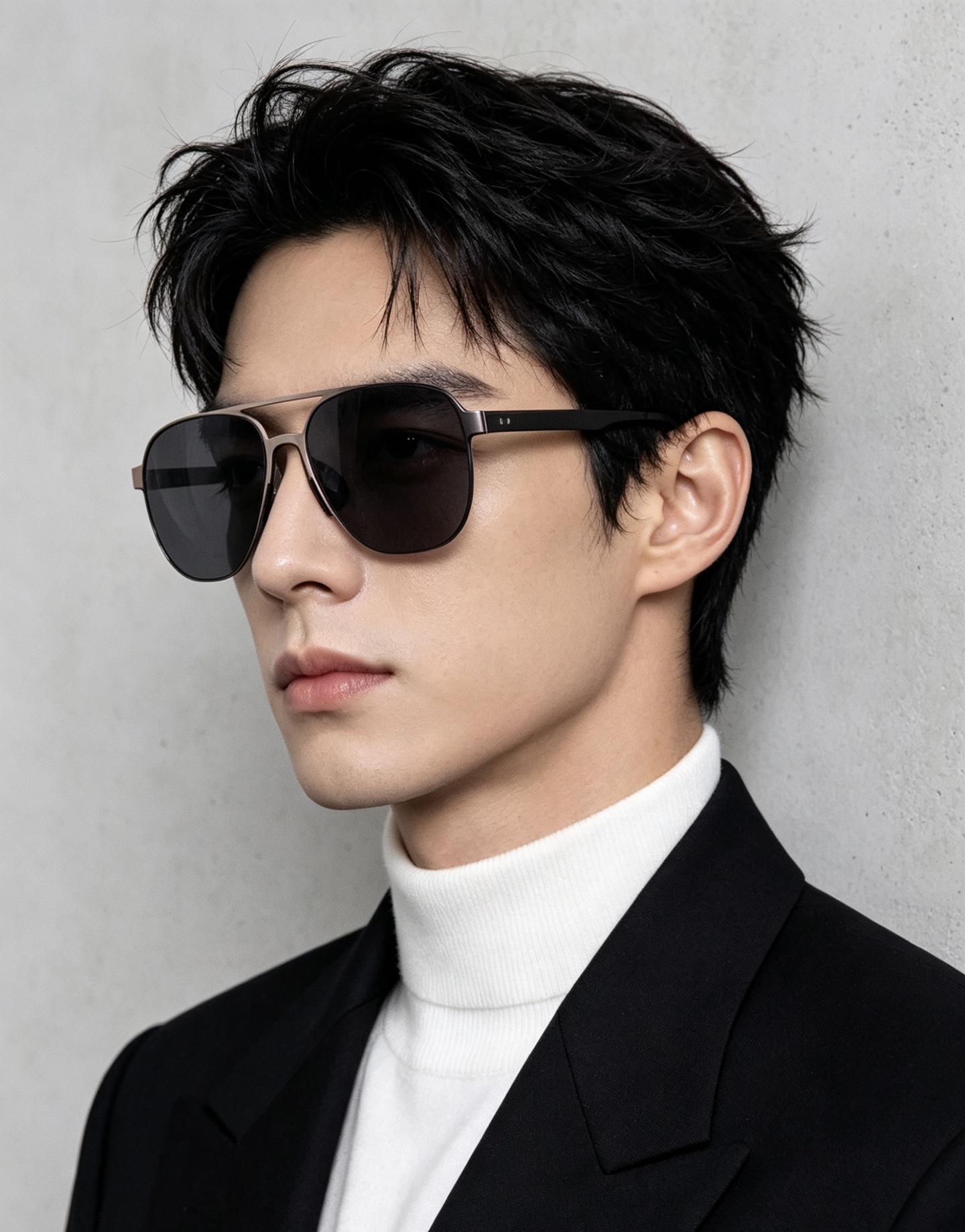 GUCCI 男款炫彩飞行员偏光太阳镜 ❤️材质：高清尼龙加厚卡槽高清偏光镜片 🌹无边框镜架💕颜👍型号：G