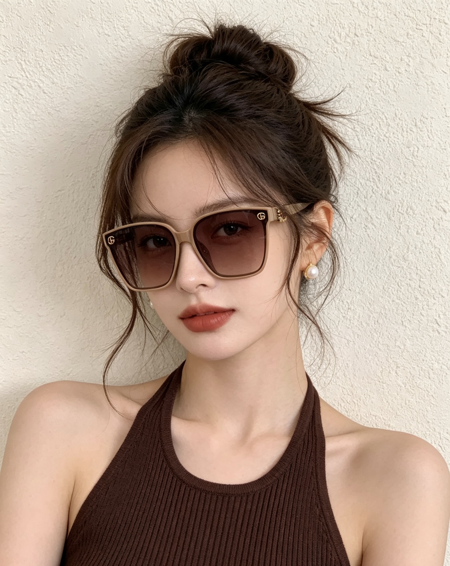 NO:824863,[TR Polarized Series] Gucci’s classic square frame design, regardless of face shape, looks very elegant whether paired with a coat or a dress. Polarized lenses prevent ultraviolet rays. Model G0262 glasses, sunglasses, sunglasses, glasses, gucci, skirts19860909【TR偏光系列】Gucci经典的方框设计,不挑脸型,无论搭配大衣还是连衣裙都非常显气质偏光镜片预防紫外线 型号G0262眼镜墨镜太阳镜,眼镜,gucci,skirts,glasses