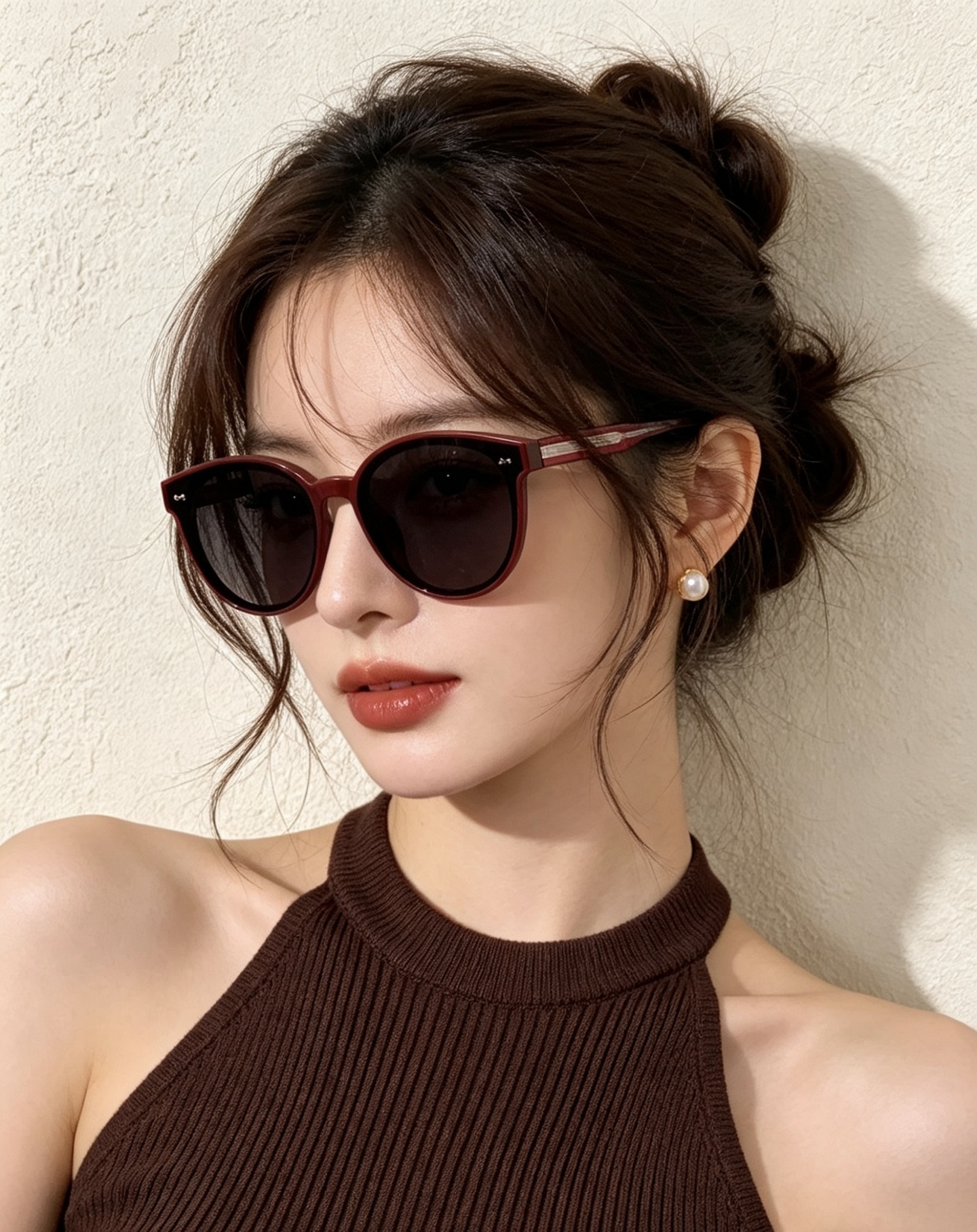 GUCCI  新款尼龙偏光太眼镜，情侣款时尚方框太阳镜佩戴舒适网红潮流款墨镜，大气女人范儿，大脸小脸都好