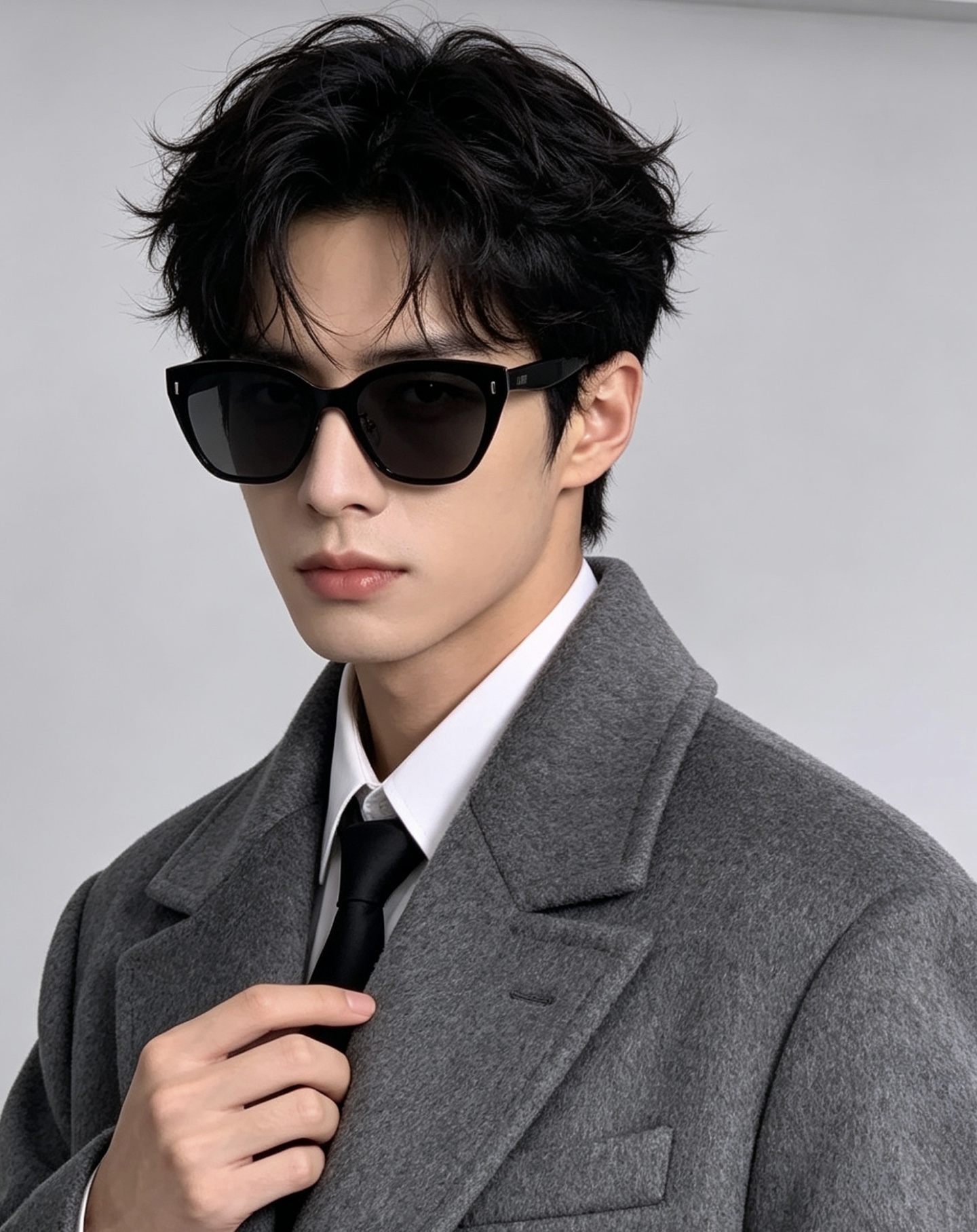 GUCCI  新款尼龙偏光太眼镜，情侣款时尚方框太阳镜佩戴舒适网红潮流款墨镜，大气女人范儿，大脸小脸都好