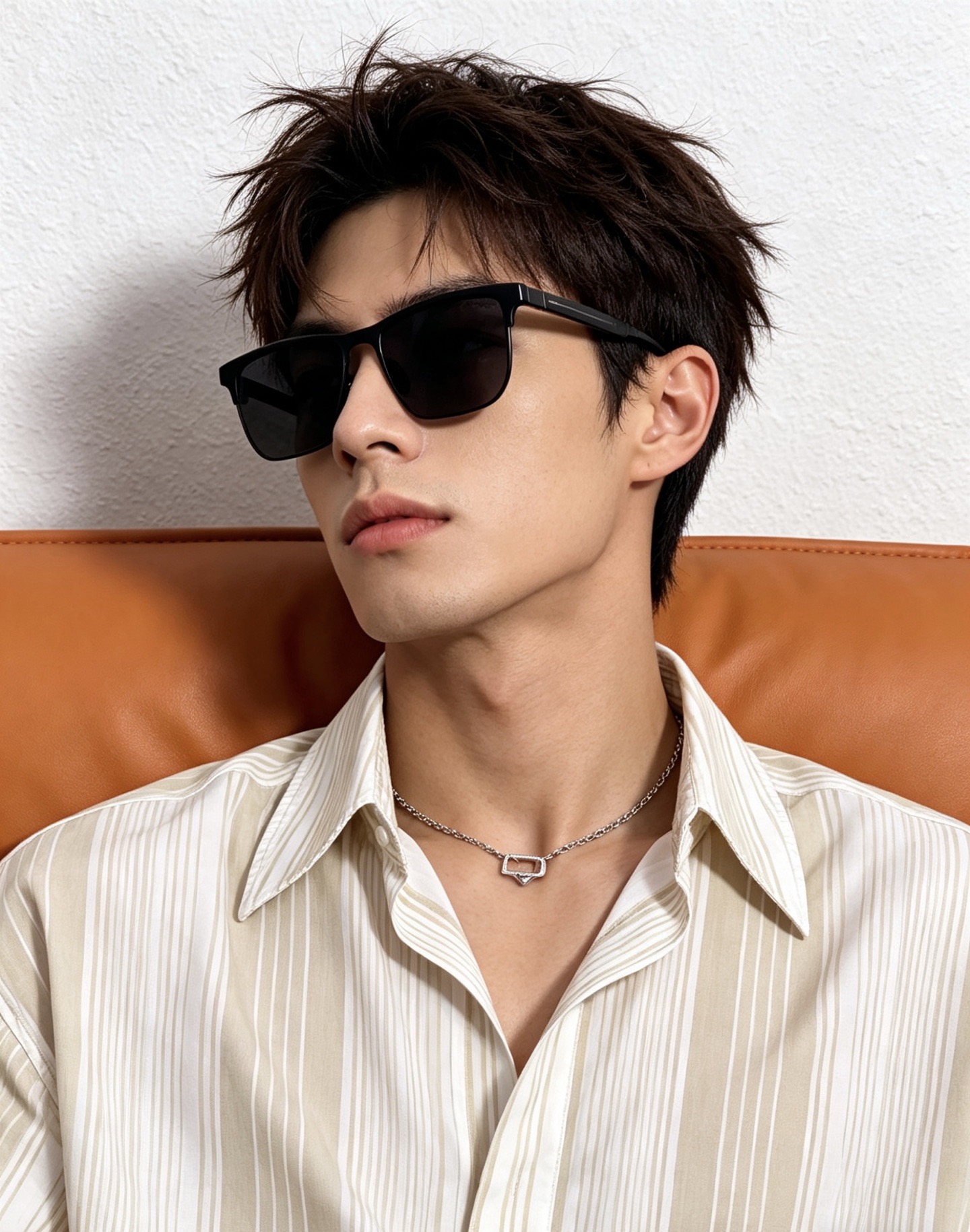 Gucci 男款炫彩飞行员偏光太阳镜 ❤️材质：高清尼龙加厚卡槽高清偏光镜片 🌹无边框镜架💕颜👍型号：G