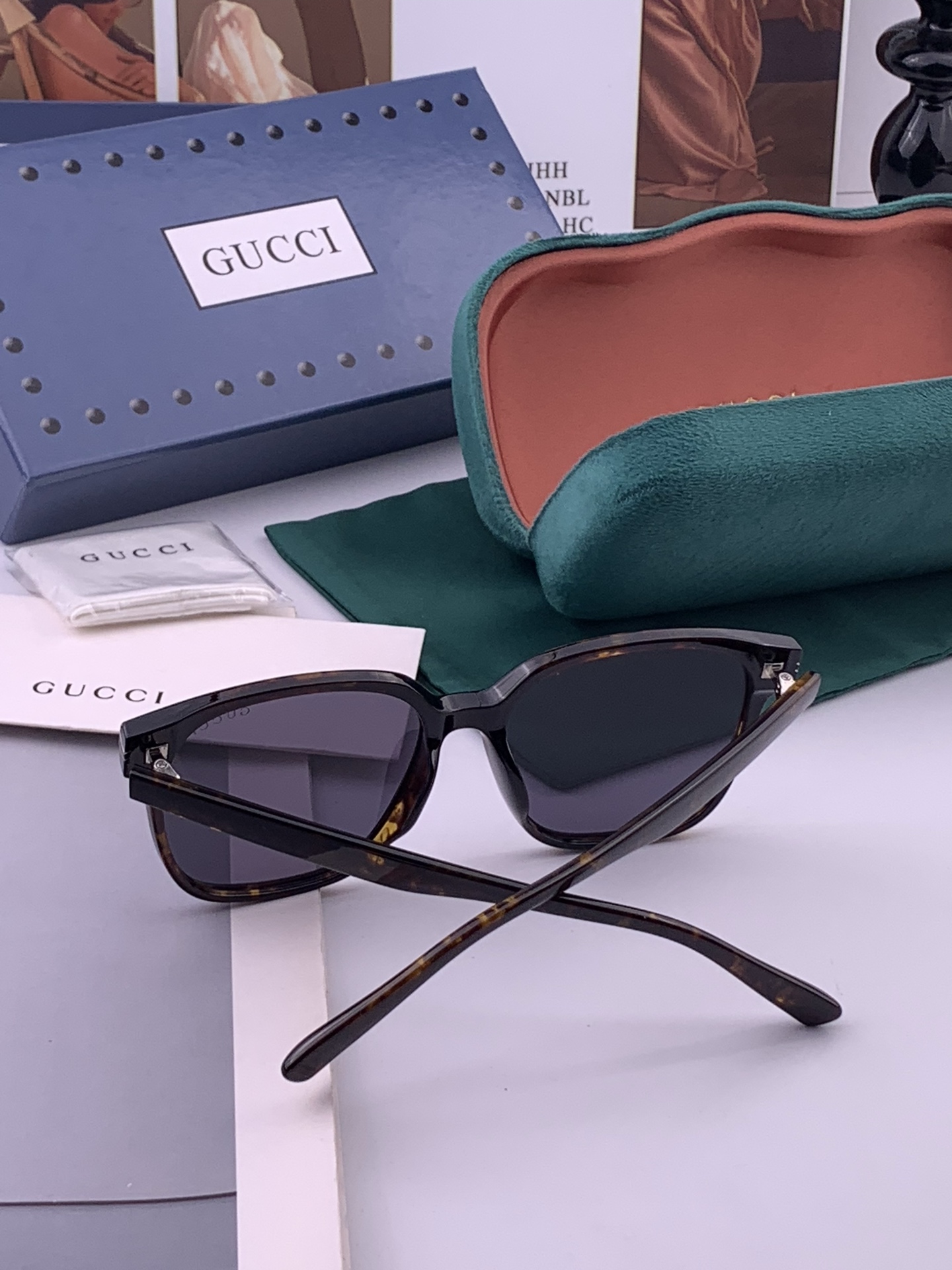 🔺GUCCI🔻古驰 GG圆框太阳镜 完美品质 🎓独特设计  适合各种脸型 亮相时装周 超时尚百搭 实物精