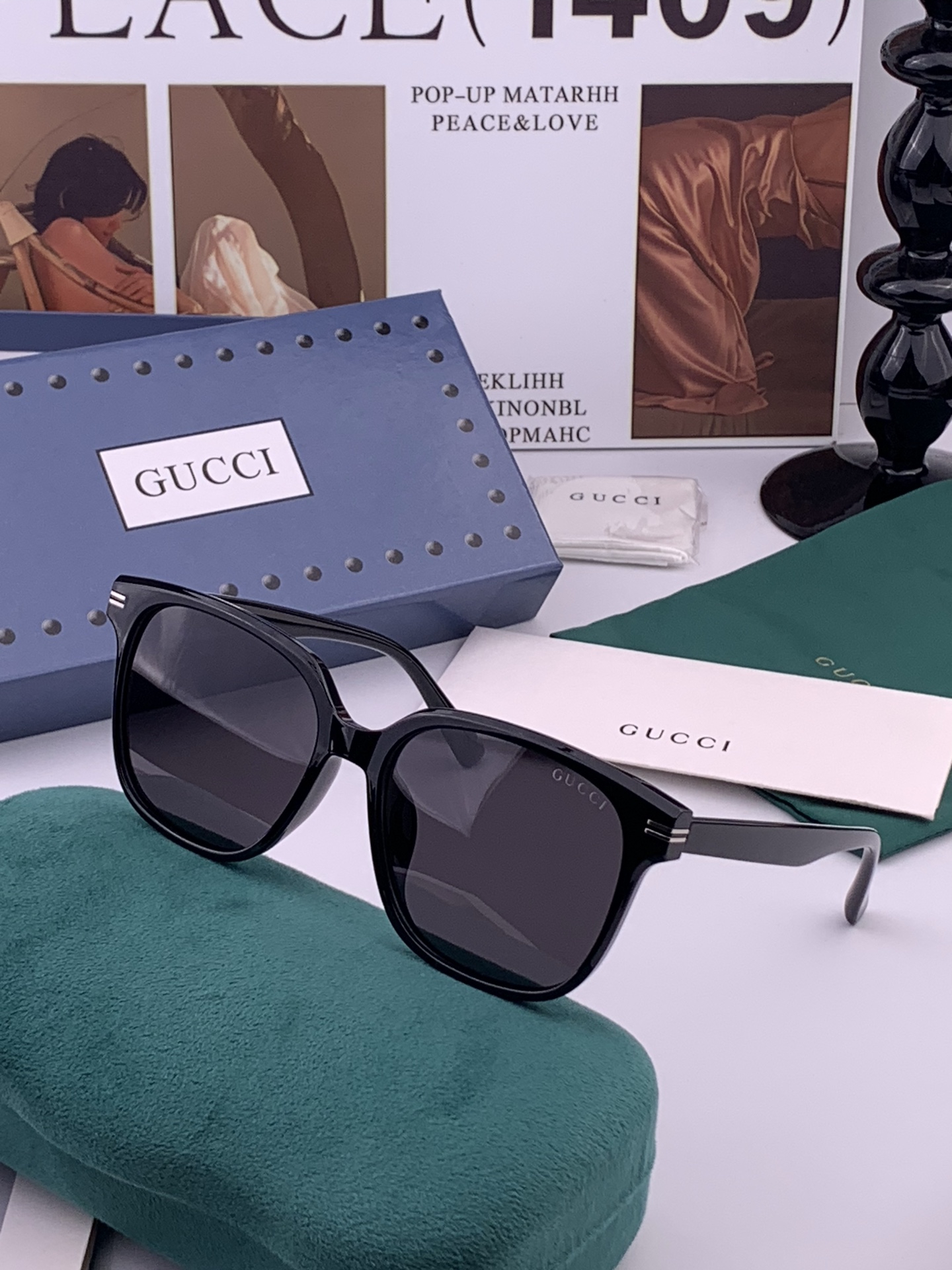 🔺GUCCI🔻古驰 GG圆框太阳镜 完美品质 🎓独特设计  适合各种脸型 亮相时装周 超时尚百搭 实物精
